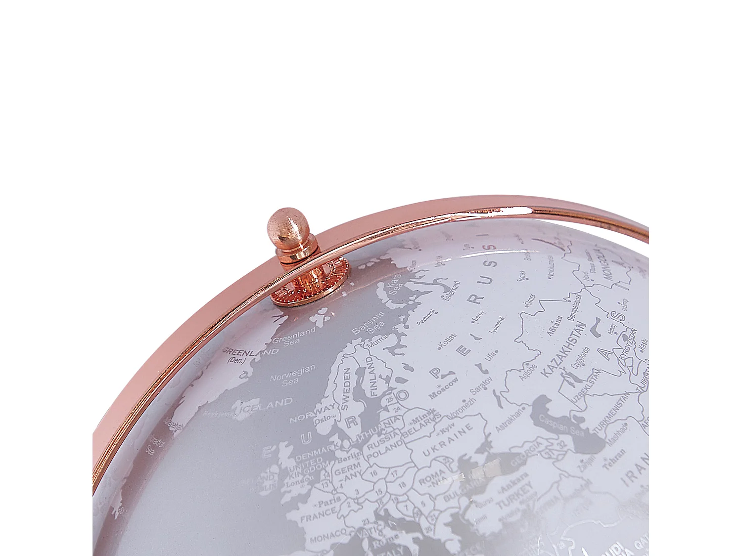 Globe CABOT Argenté 28 cm