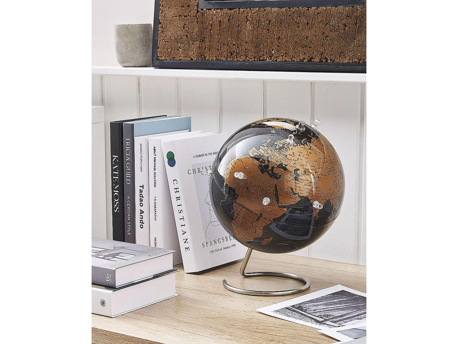 Wereldbol CARTIER Zwart 29 cm