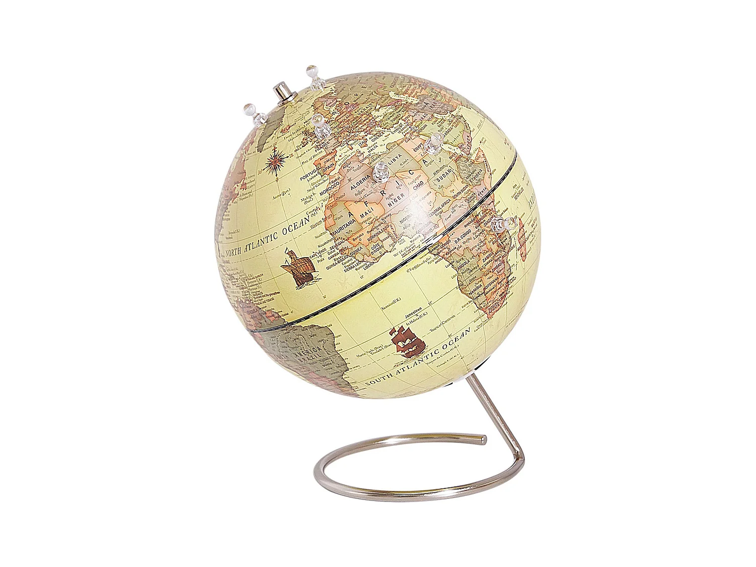 Globe CARTIER Jaune 29 cm