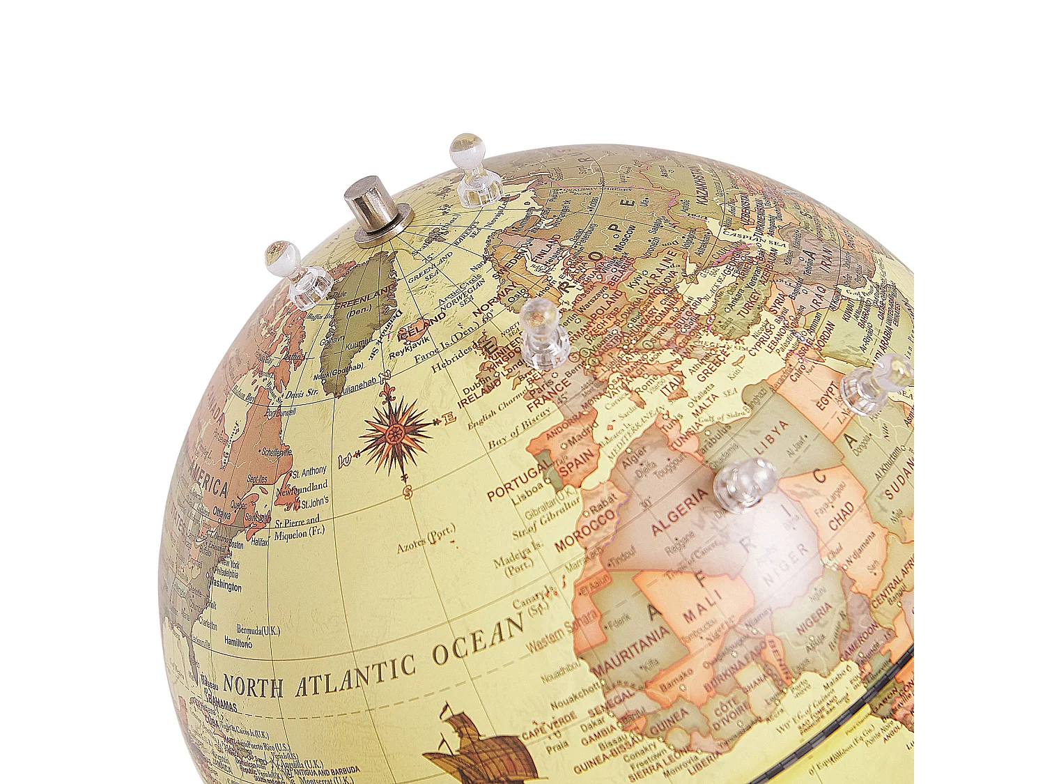 Globus CARTIER Żółty 29 cm