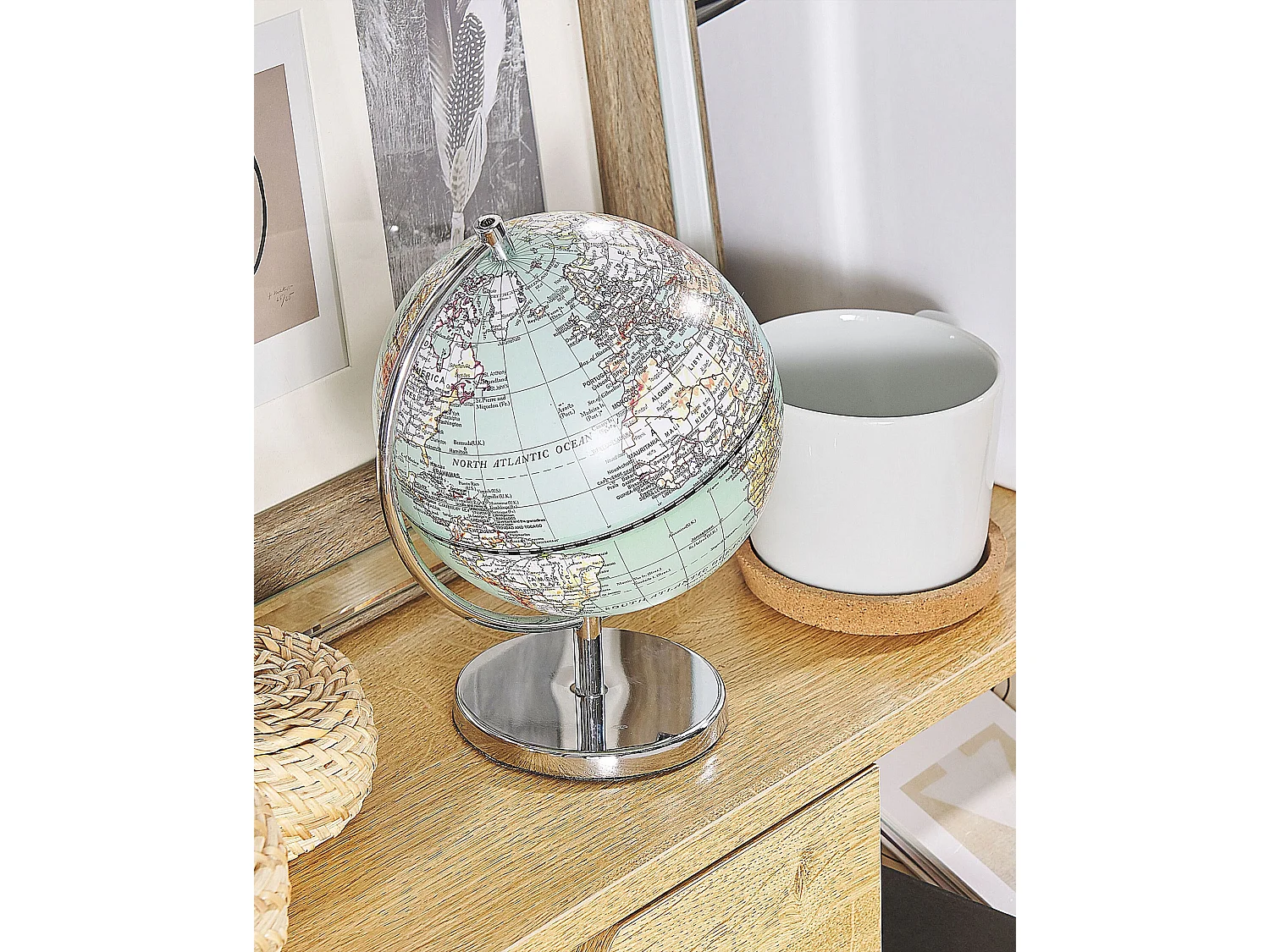 Wereldbol COOK Lichtblauw 20 cm