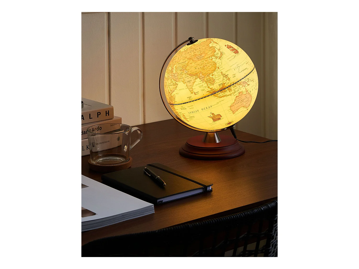 Globe LED VESPUCCI Jaune 30 cm