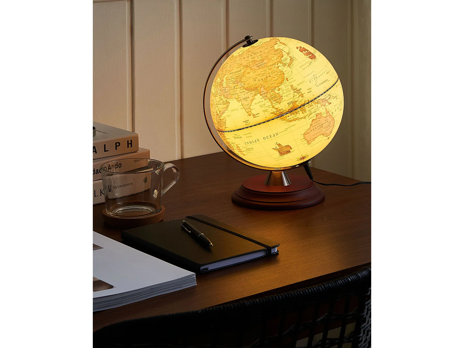 Globe LED VESPUCCI Jaune 30 cm