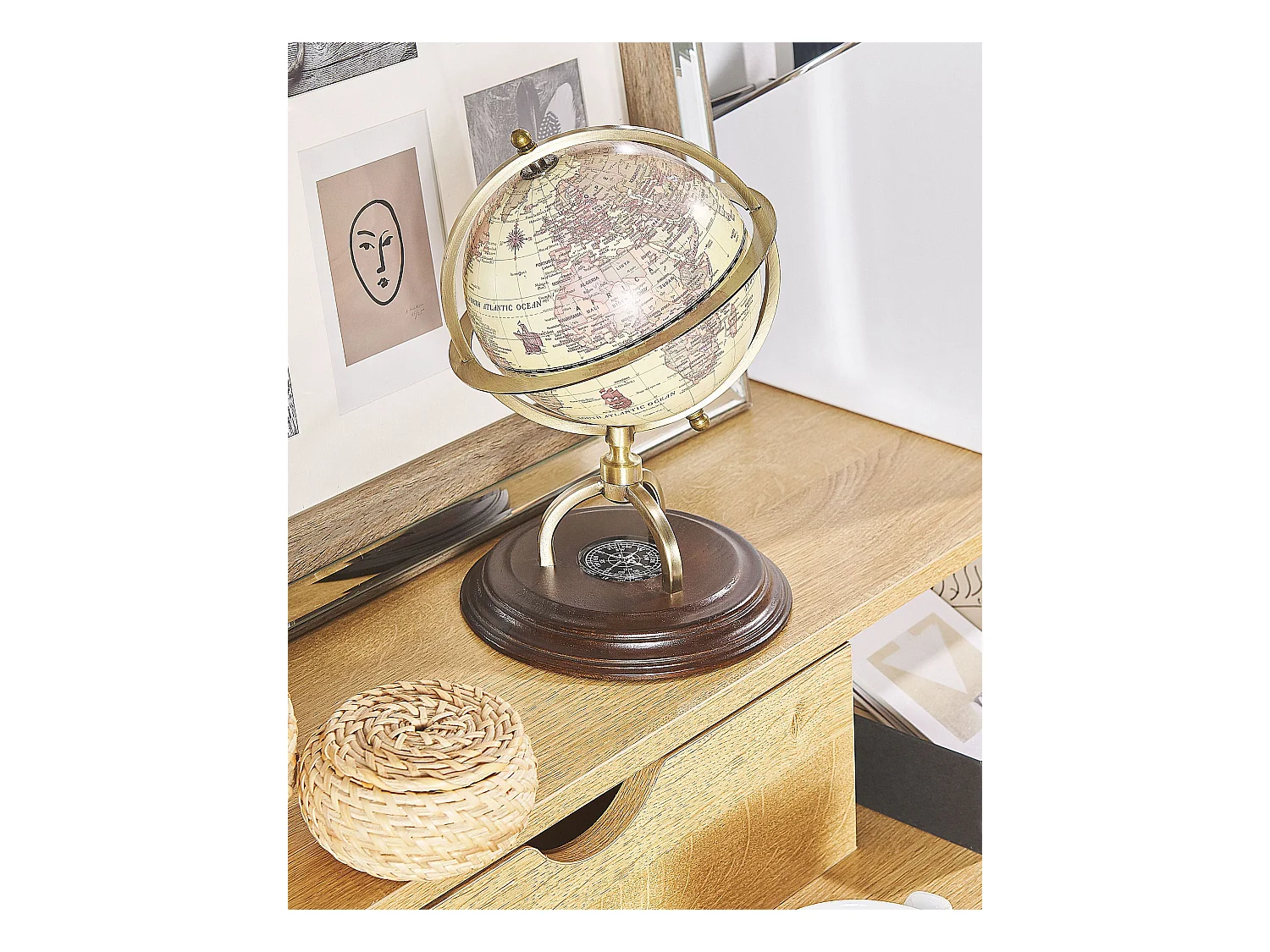 Globe PIZARRO Beige 25 cm