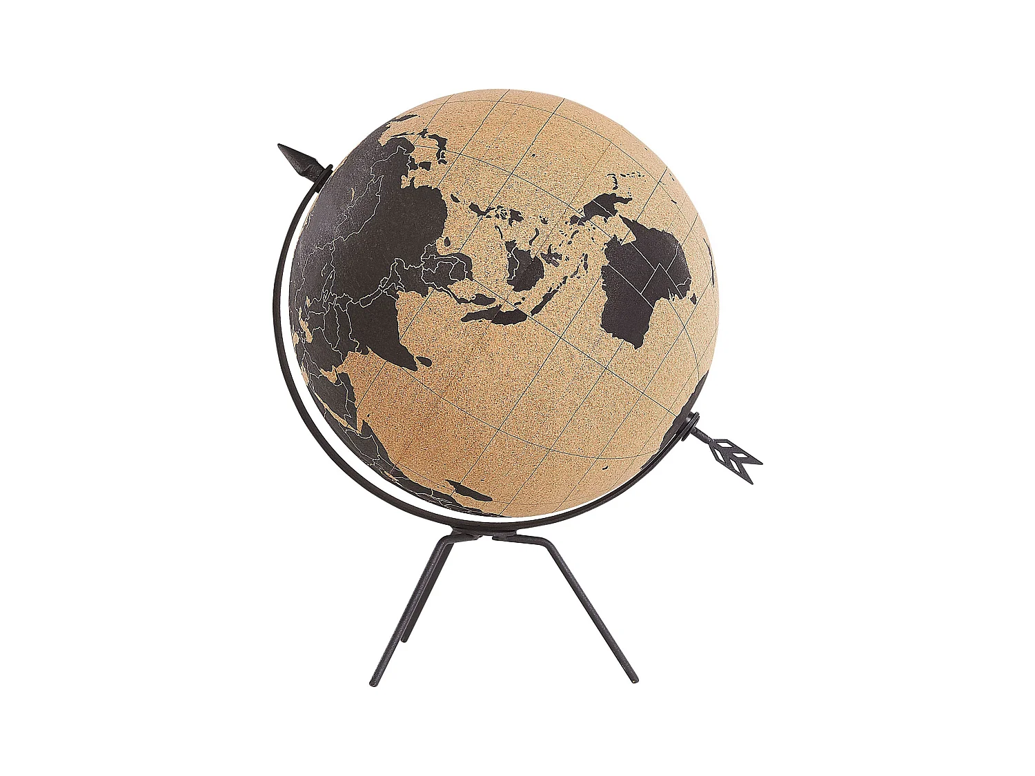 Wereldbol BATTUTA Bruin 35 cm