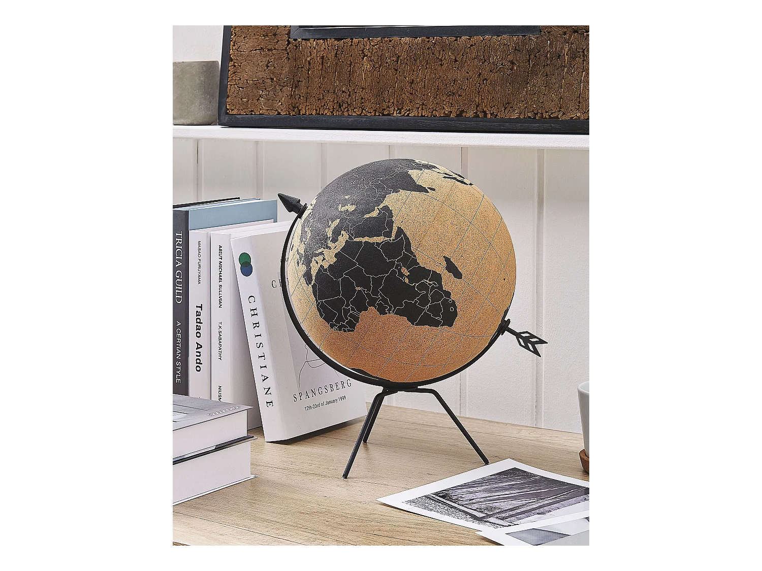 Wereldbol BATTUTA Bruin 35 cm