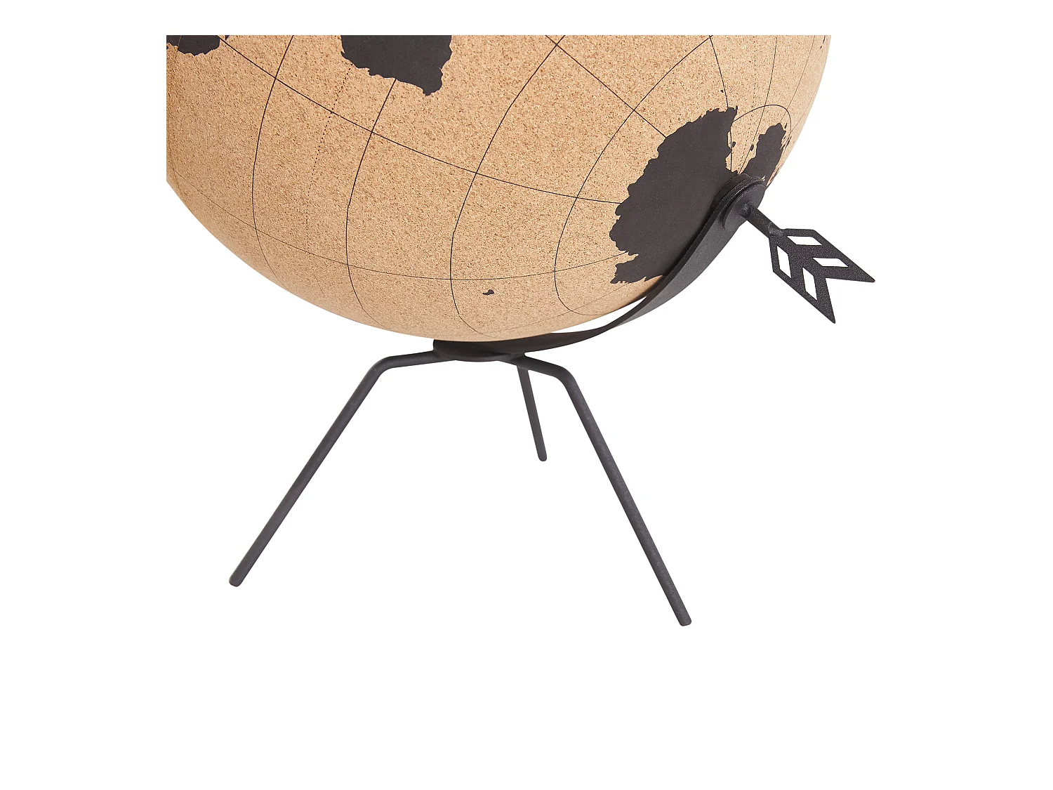 Wereldbol BATTUTA Bruin 35 cm