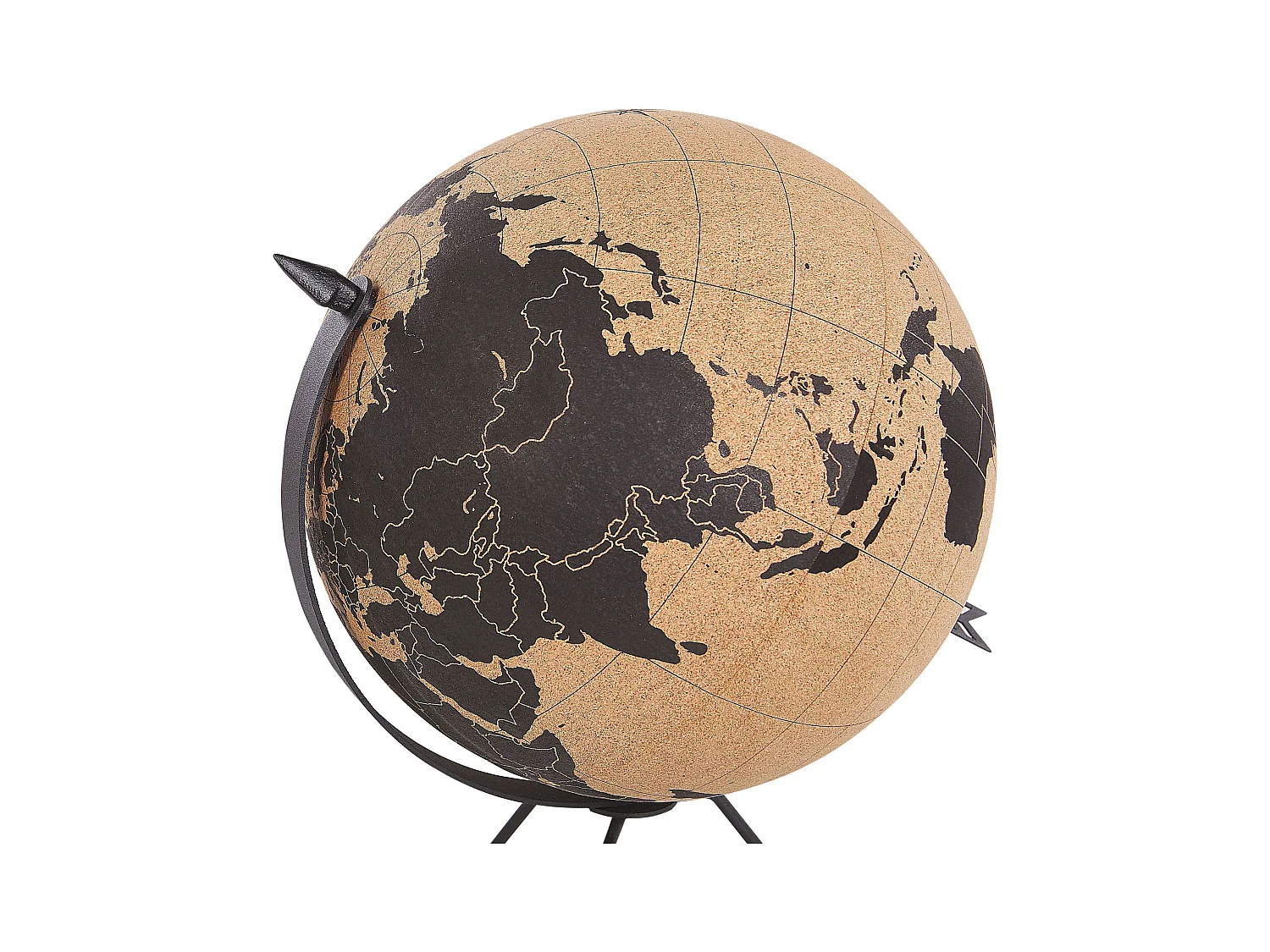 Wereldbol BATTUTA Bruin 35 cm