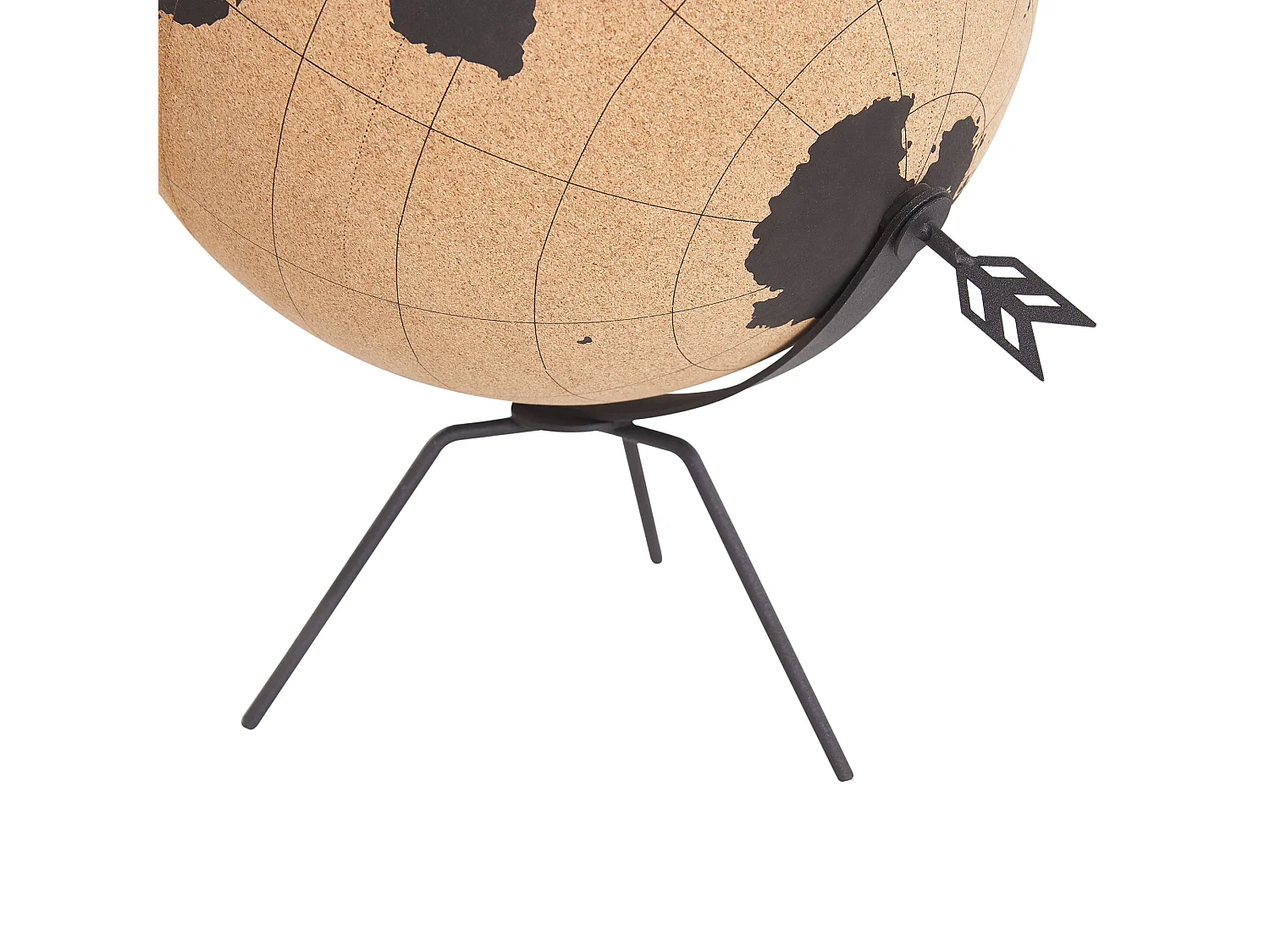 Wereldbol BATTUTA Bruin 35 cm