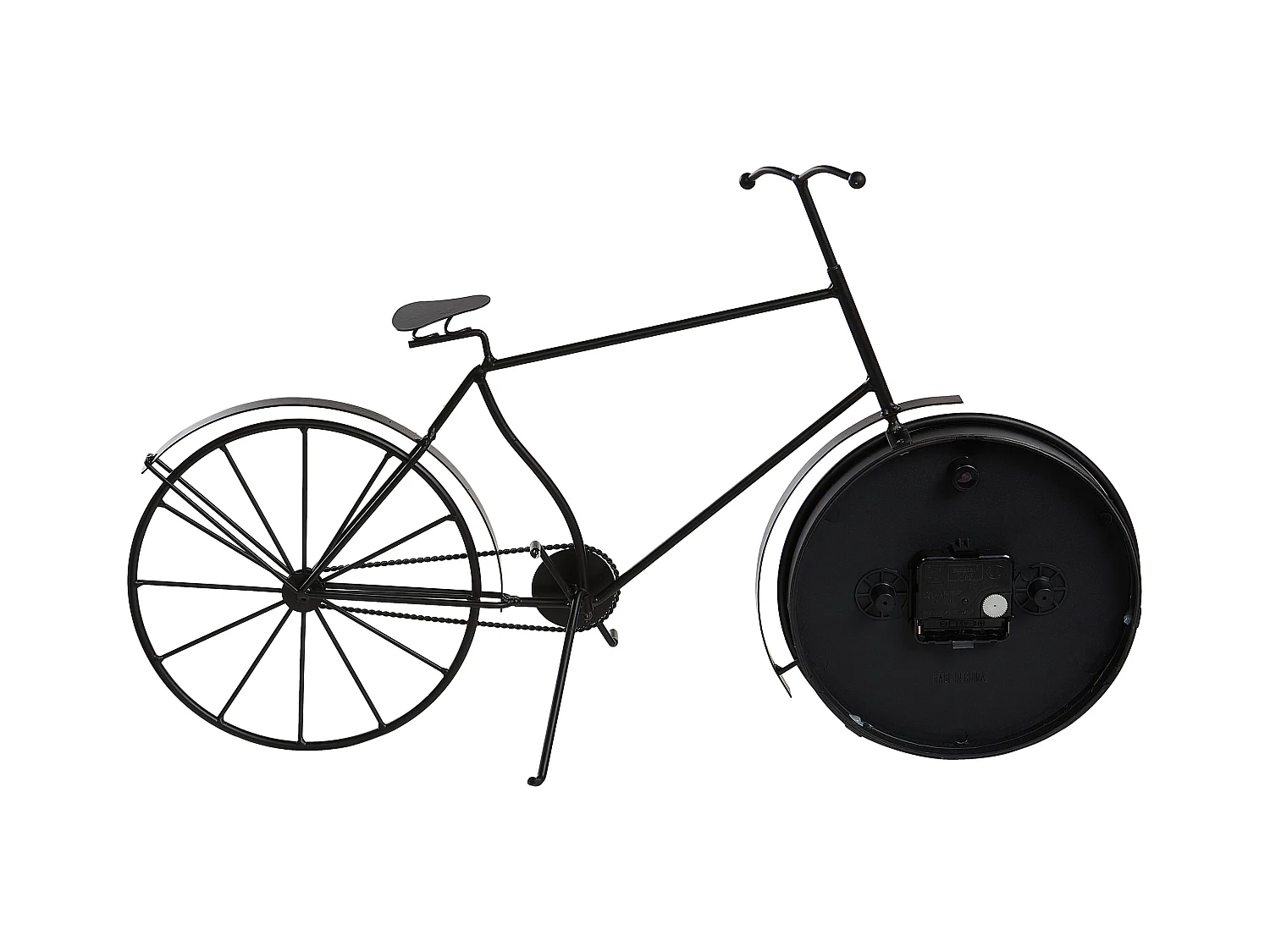 Relógio LILLO 59 cm Metal Preto