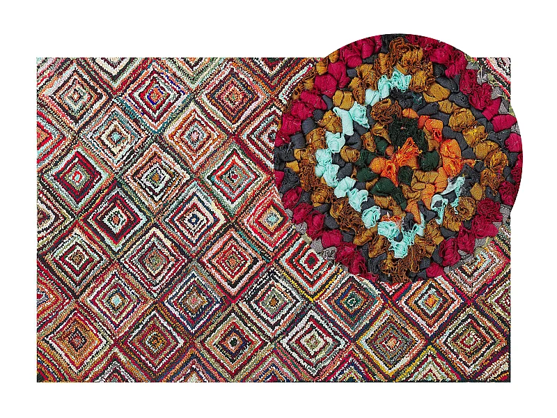 Tapis KAISERI Multicolore 140 x 200 cm Coton