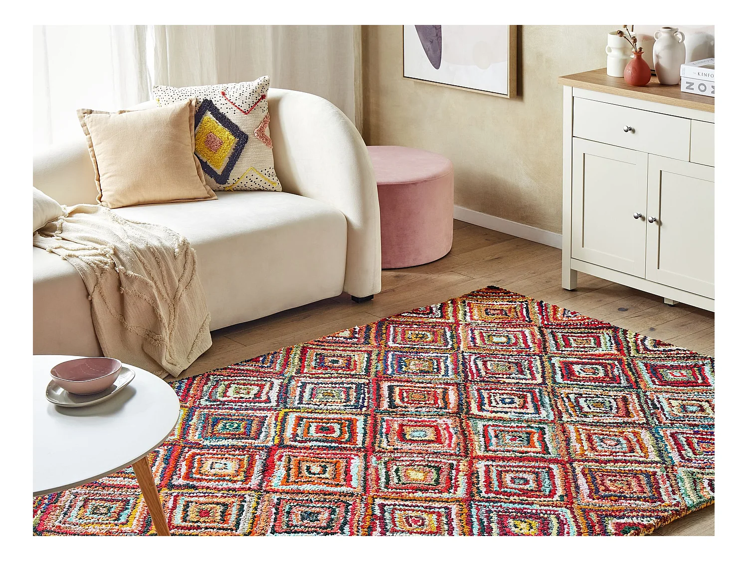 Tapis KAISERI Multicolore 140 x 200 cm Coton