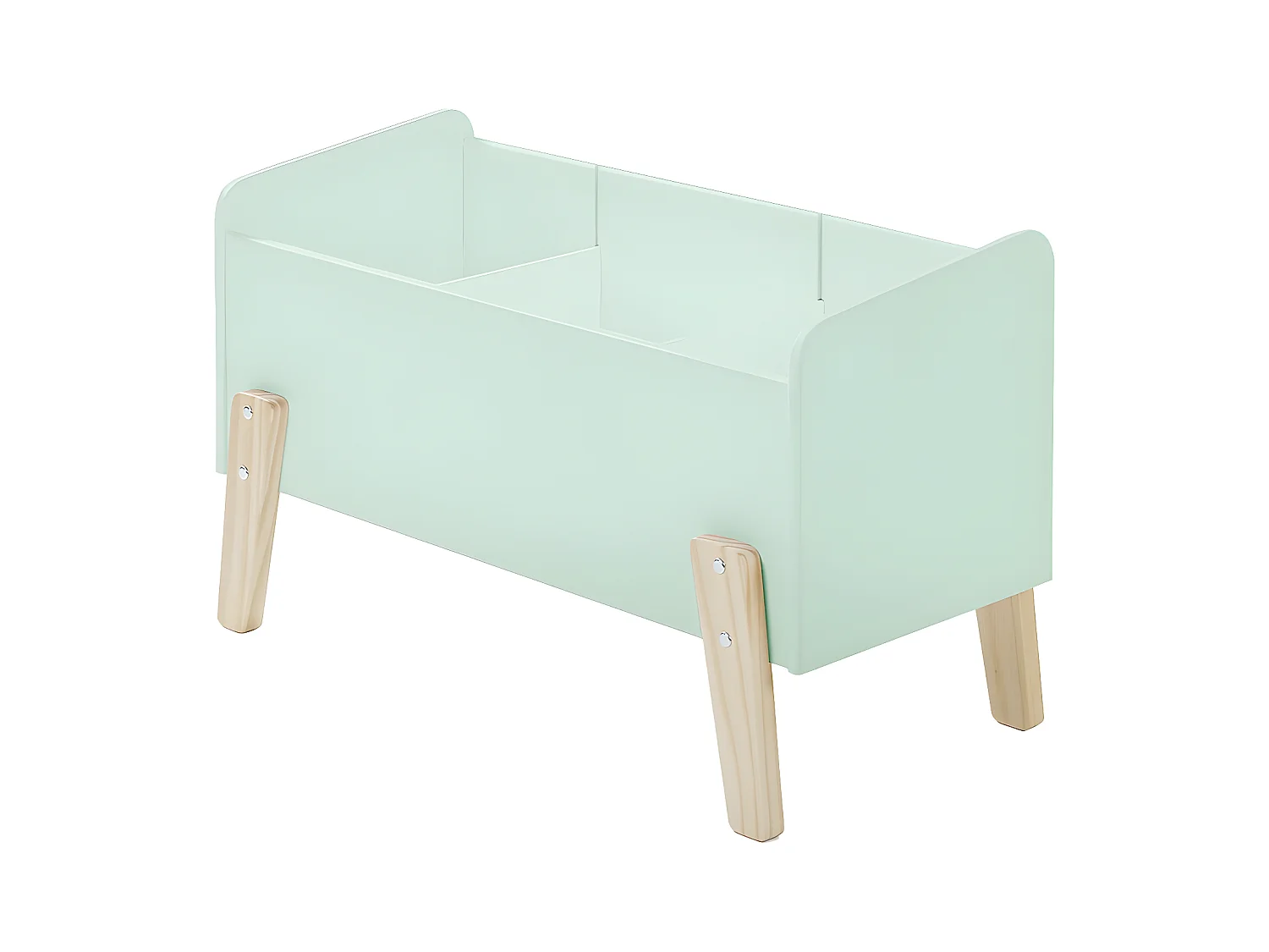 BODHI MINT - Coffre à Jouets pour Enfant Vert Menthe