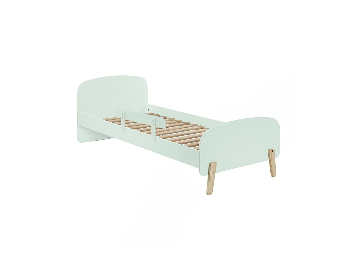 BODHI MINT - Lit 90x200cm avec Barrière de Lit