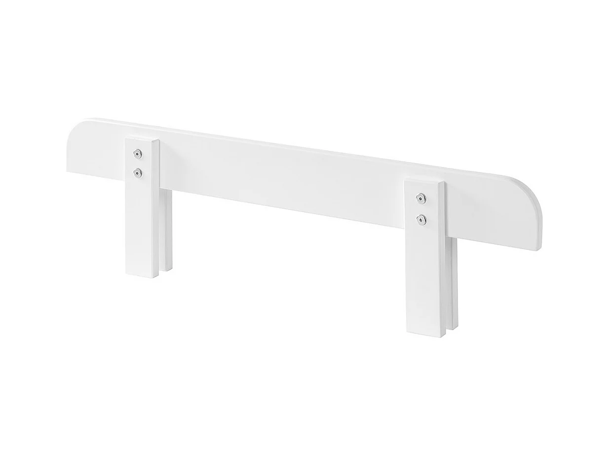 BODHI WHITE - Lit 90x200cm avec Barrière de Lit