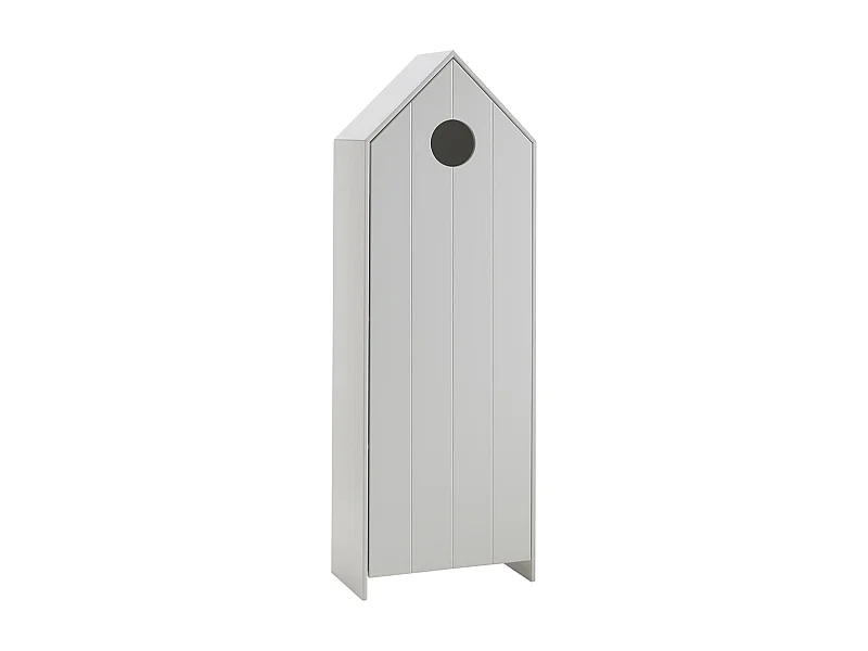 HAVRE - Armoire Cabane de Plage Blanche 1 Porte