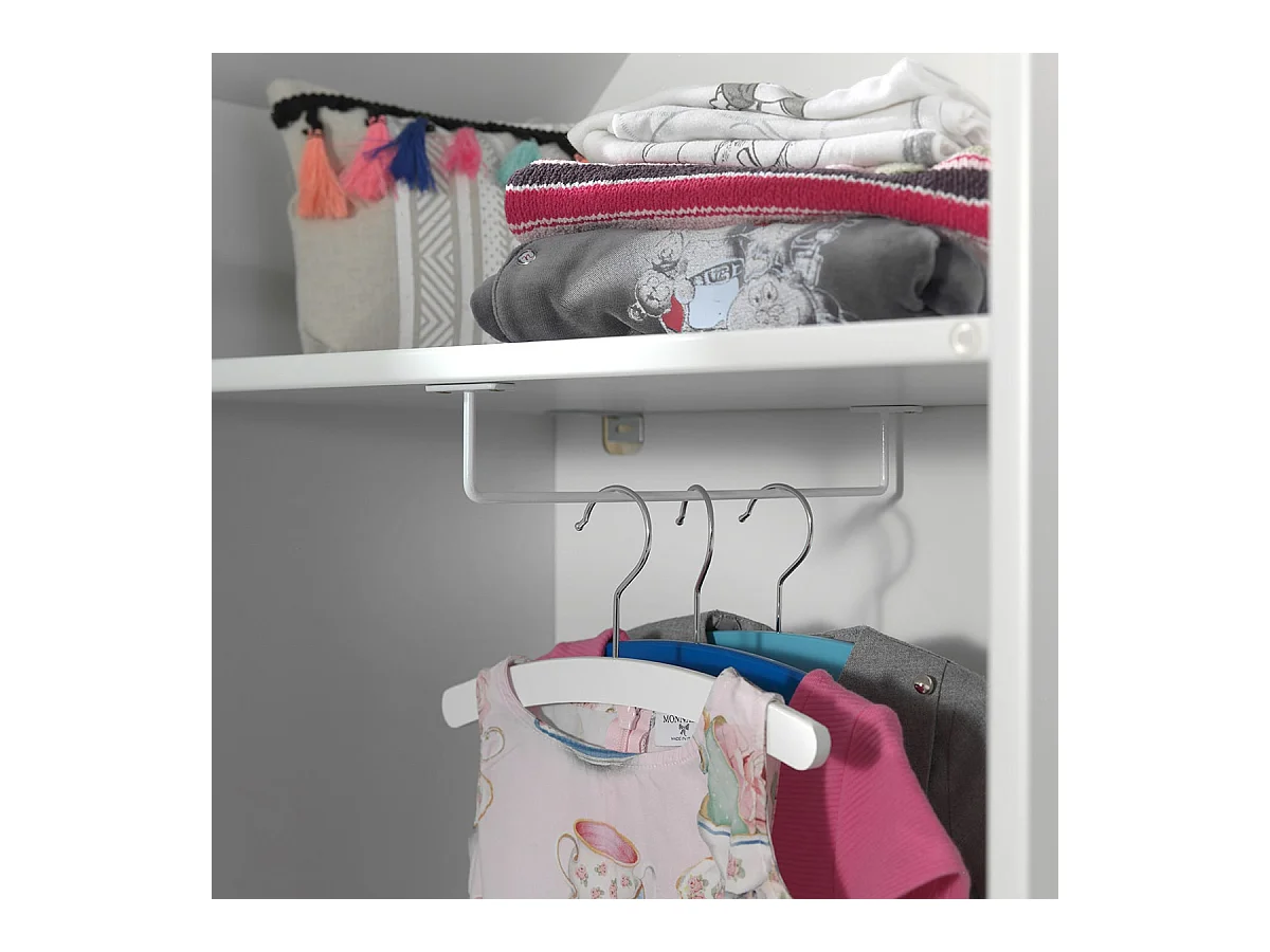 HAVRE - Armoire Cabane de Plage Grise 1 Porte