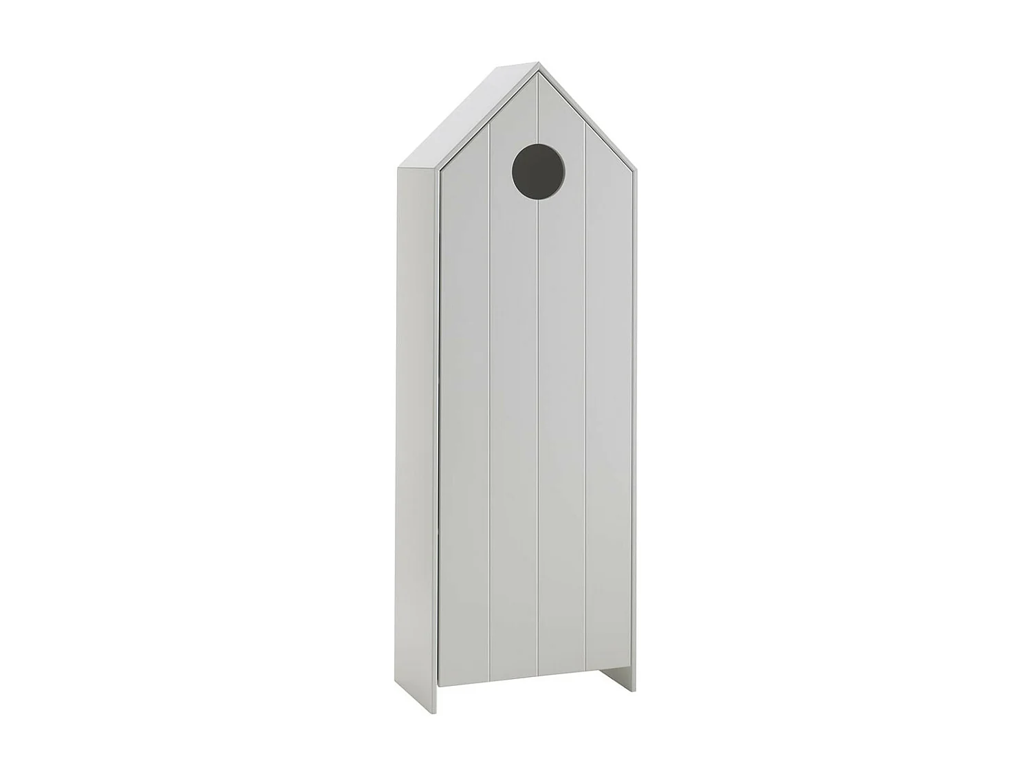 HAVRE - Pack Bibliothèque + Armoire 1 Porte Blanche