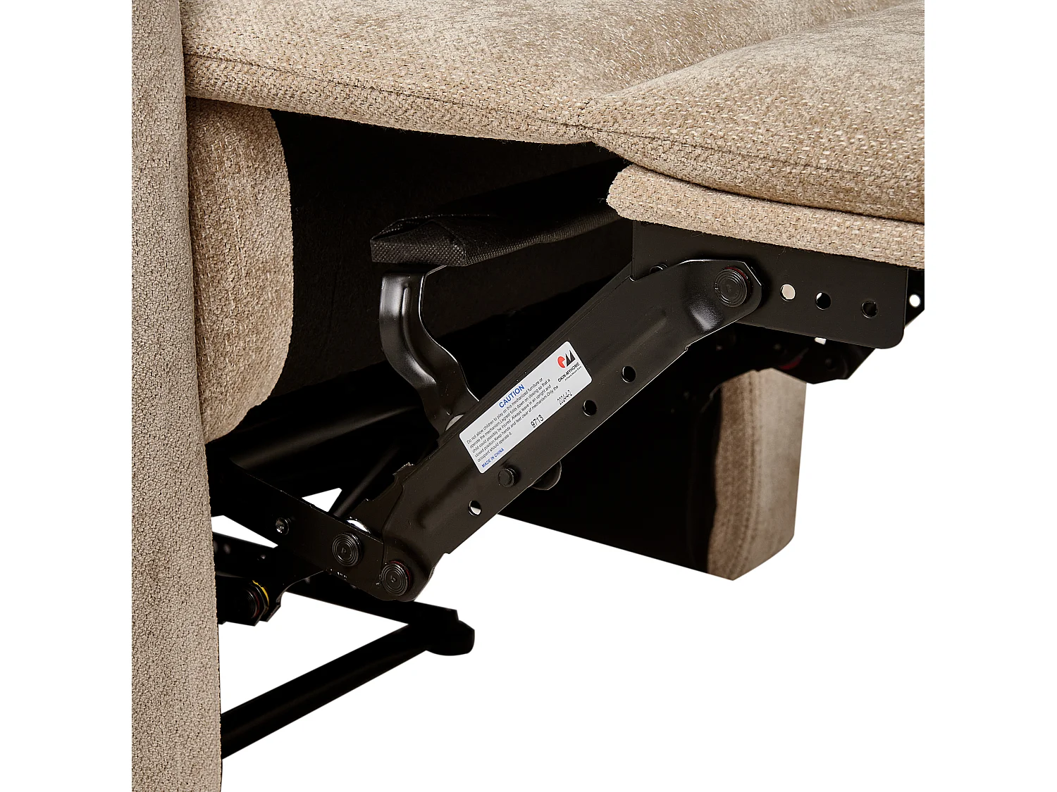 Fernsehsessel SOMERO Stoff Beige