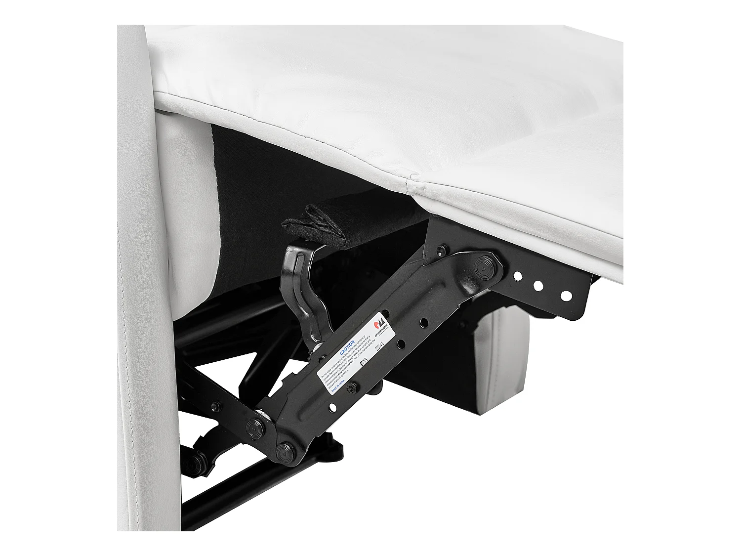 Relaxfauteuil VIRRAT Kunstleer Wit