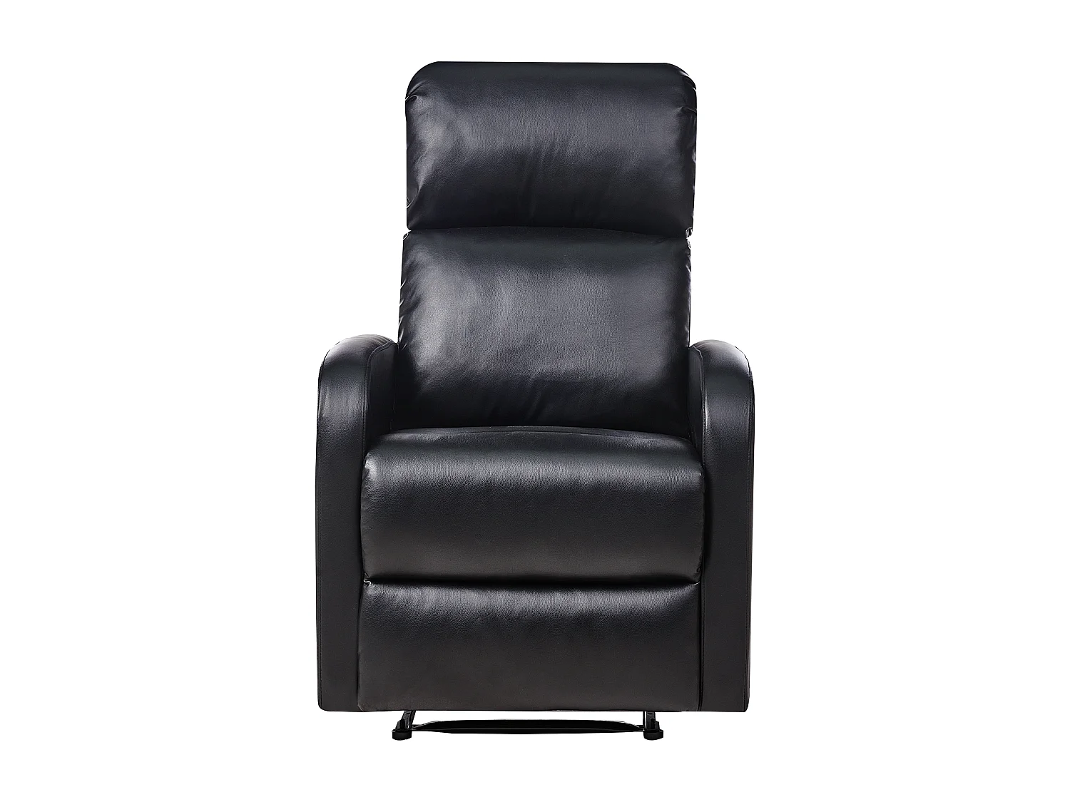 Sillón reclinable VIRRAT Piel sintética Negro