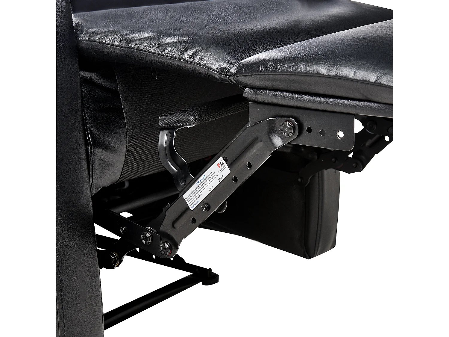 Relaxfauteuil VIRRAT Kunstleer Zwart