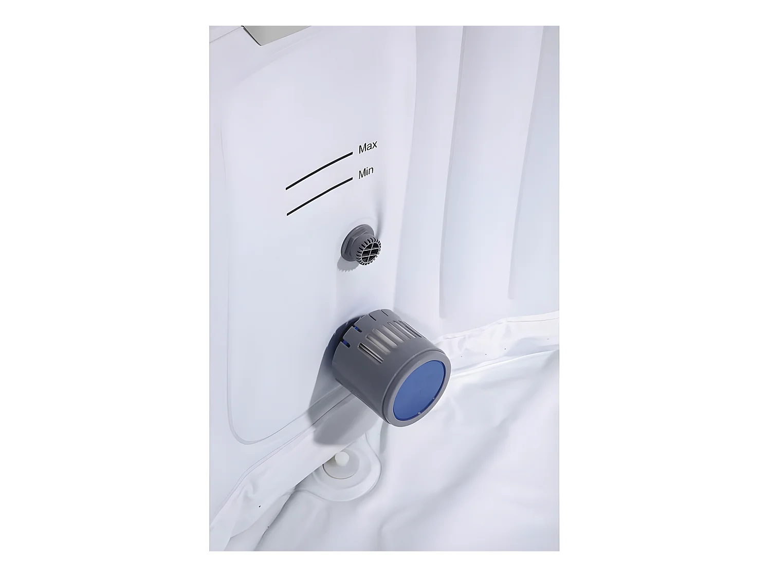 Spa gonflable rond en PVC "S.tropez" - 6 places - Noir/Blanc