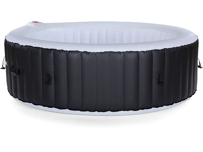 Spa hinchable SAINT TROPEZ EN PVC - 6 PLAZAS- NEGRO/ GRIS CLARO