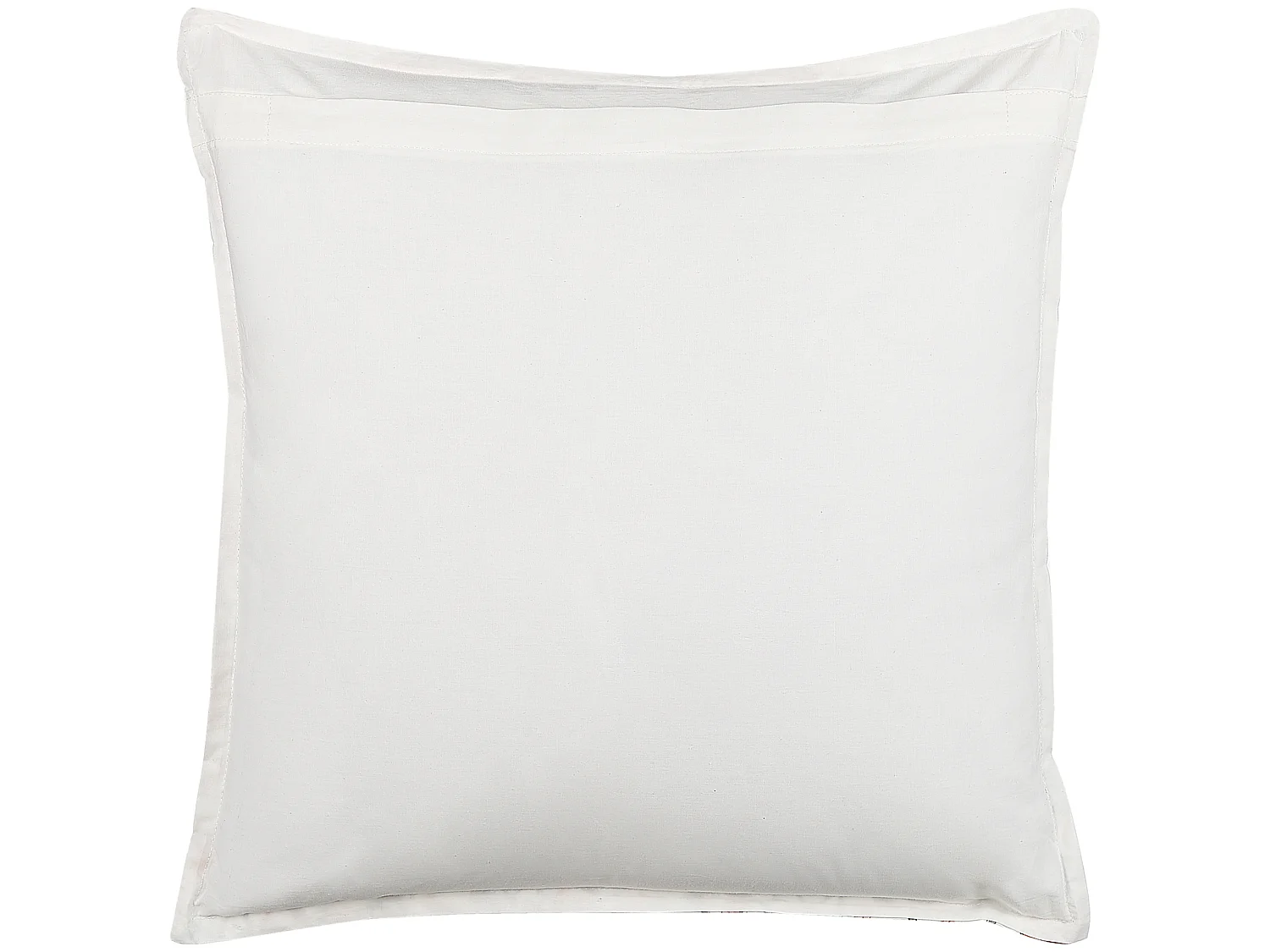 Lot de 2 coussins décoratifs MEADIA Coton 45 x 45 cm Rouge Motif floral