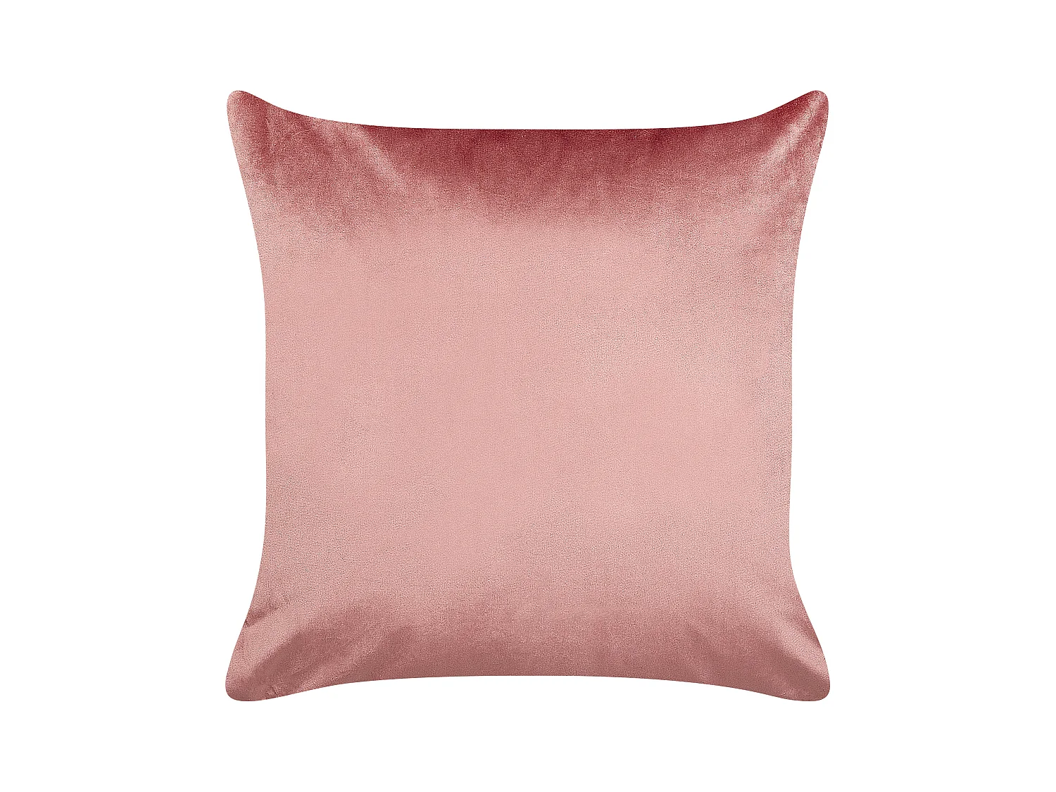 Conjunto de 2 almofadas decorativas SERGIPE Veludo 45 x 45 cm Rosa Padrão geométrico