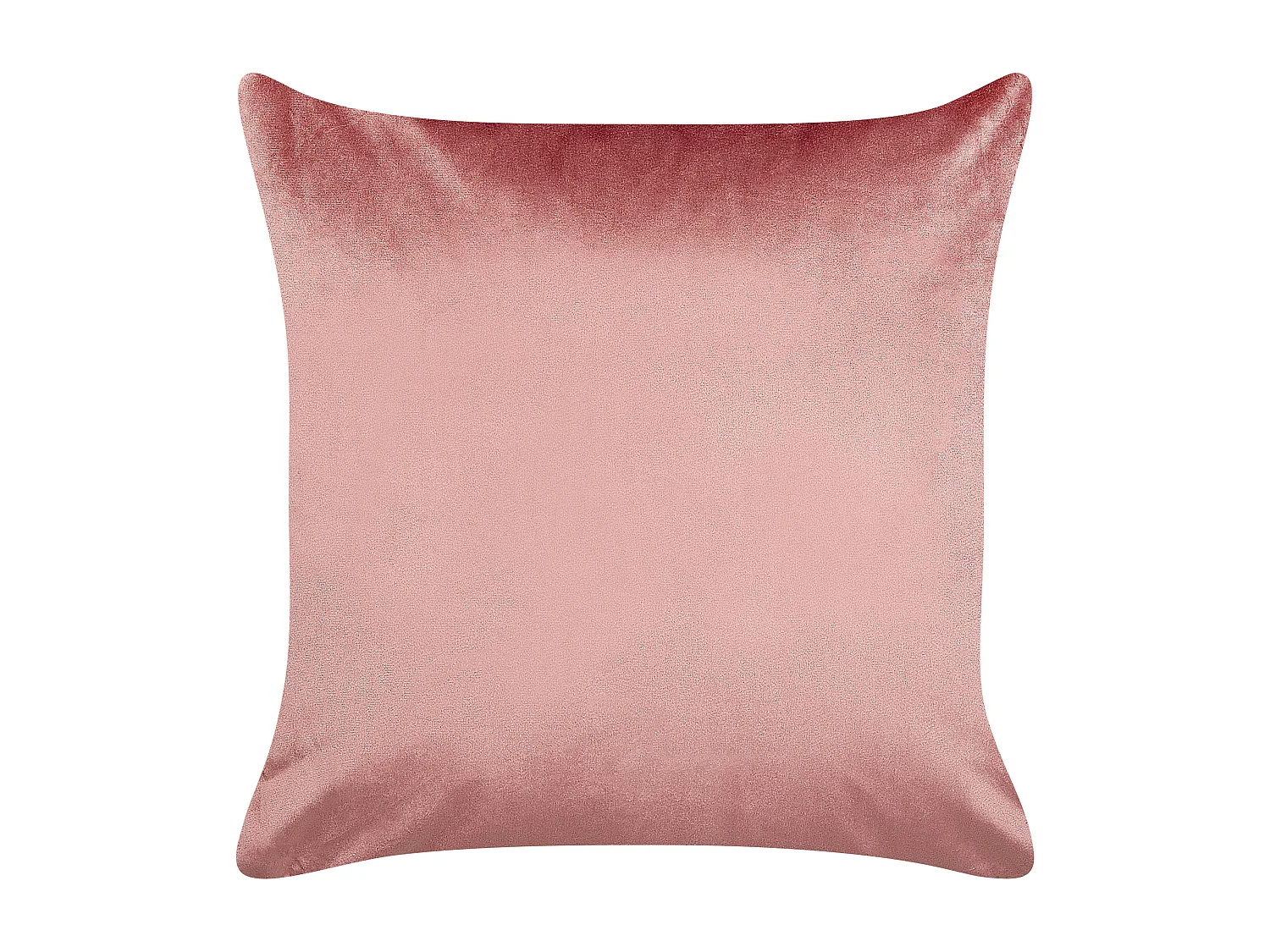 Lot de 2 coussins décoratifs SERGIPE Velours 45 x 45 cm Rose Motif géométrique