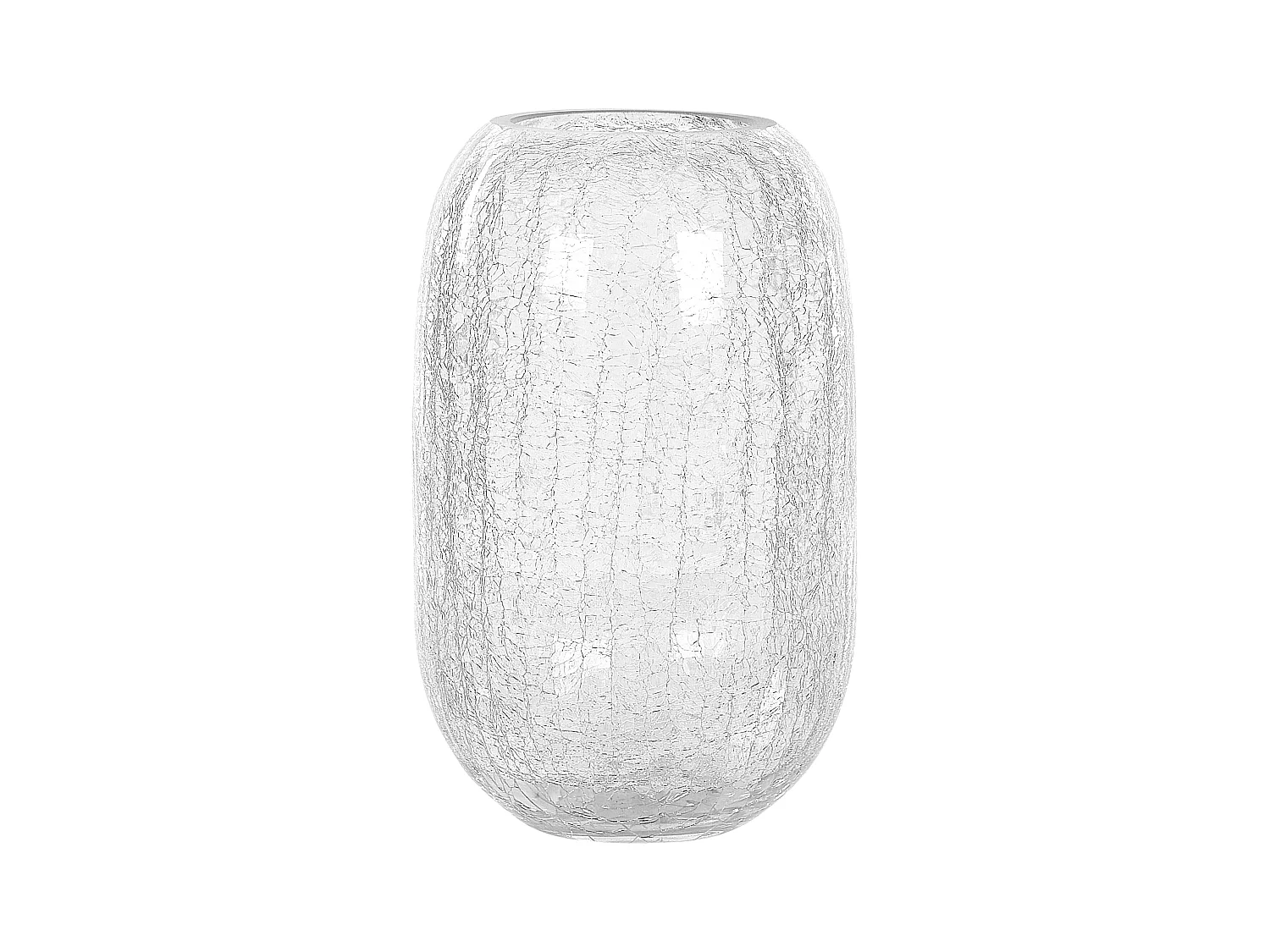 Blumenvase KYRAKALI Glas 28 cm Transparent