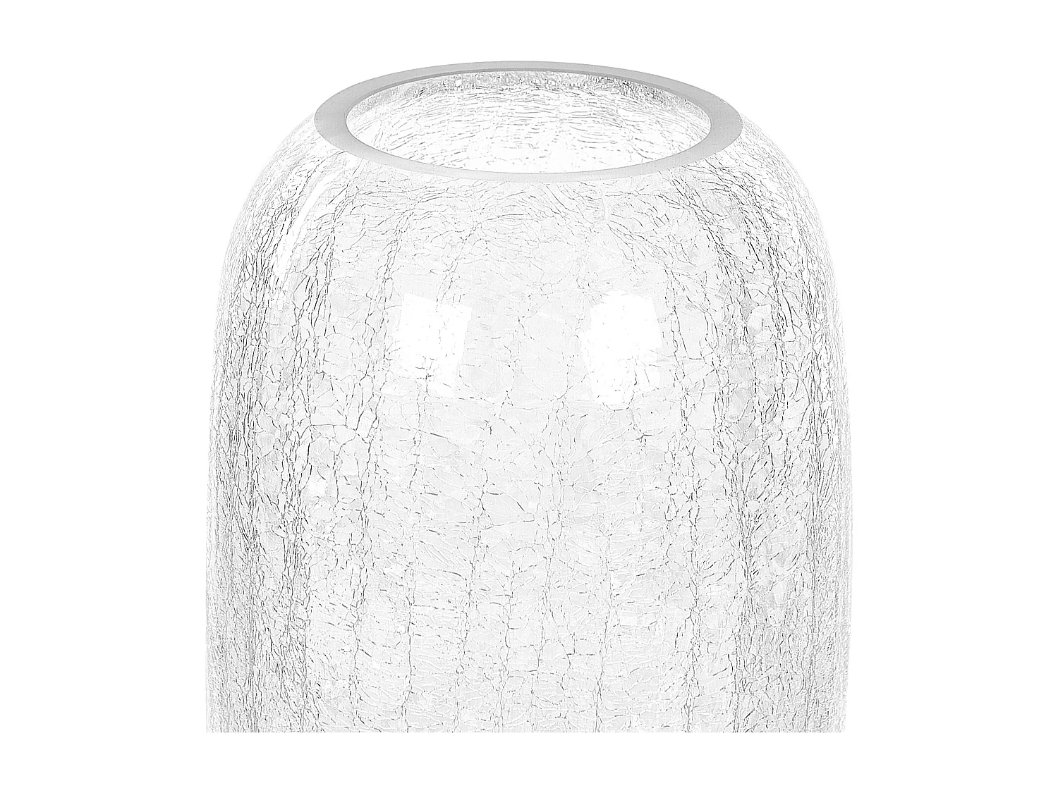 Blumenvase KYRAKALI Glas 28 cm Transparent