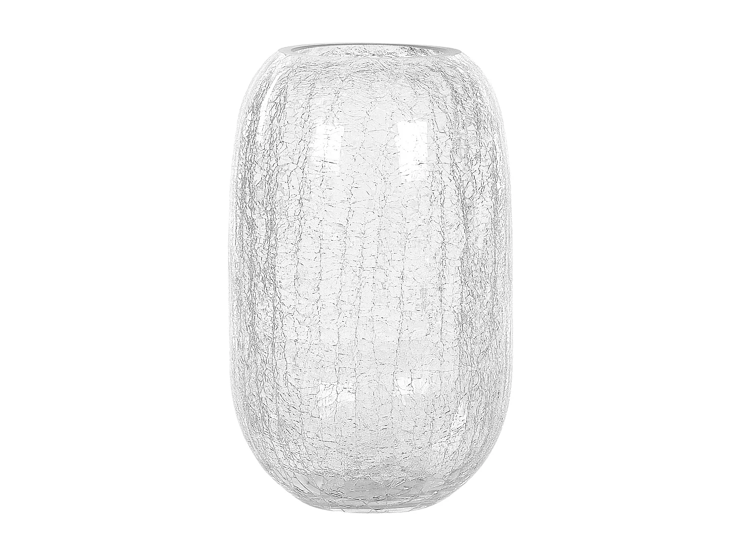 Blumenvase KYRAKALI Glas 28 cm Transparent