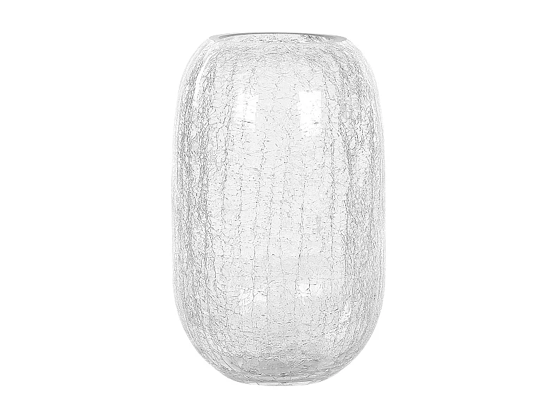 Wazon na kwiaty KYRAKALI Szkło 28 cm Przezroczysty