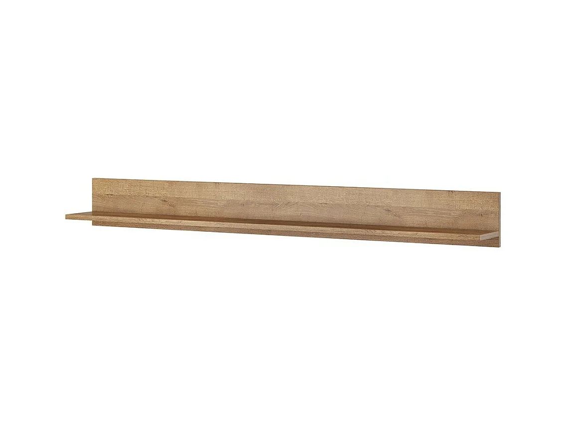 Étagère murale SANTIAGO – 180 cm coloris chêne clair