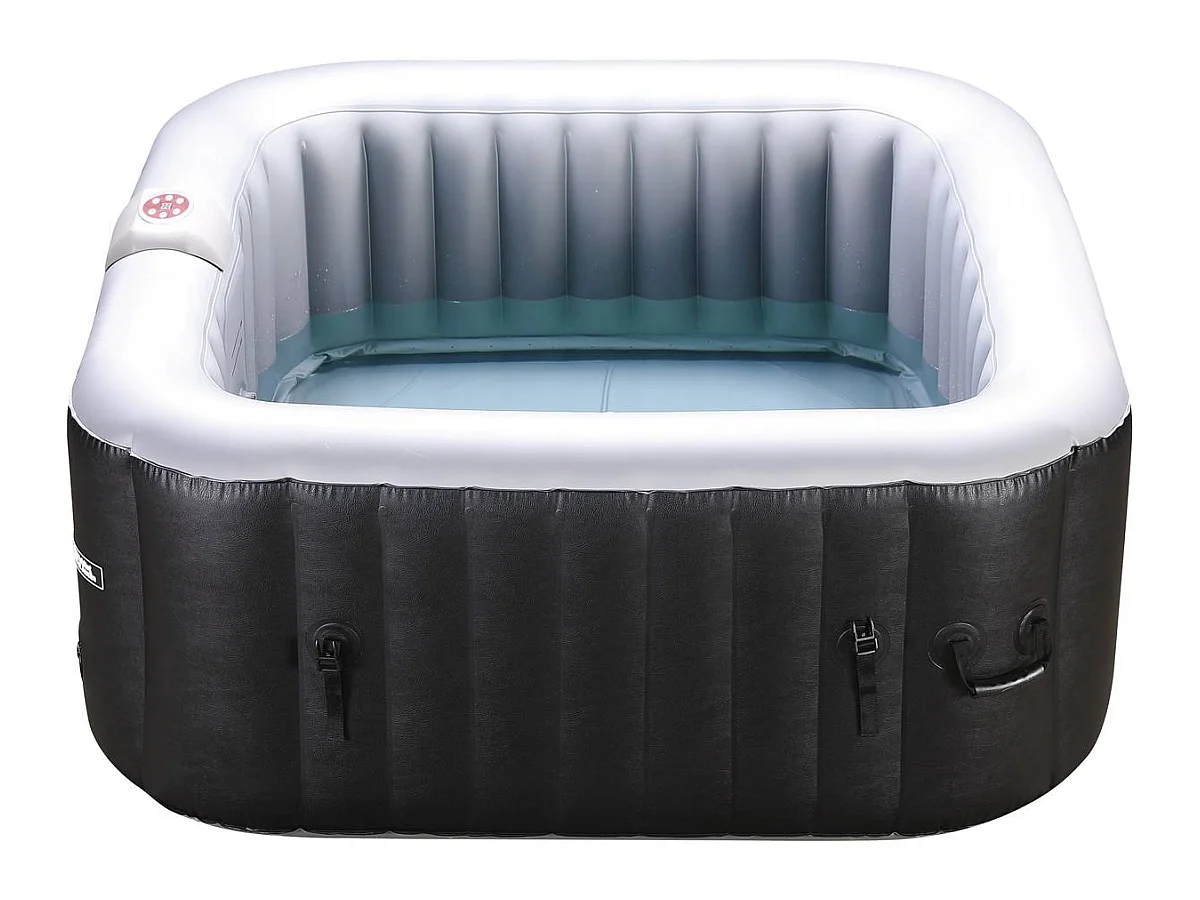 Spa Gonflable NICE en PVC - 4 places - Gris/Noir
