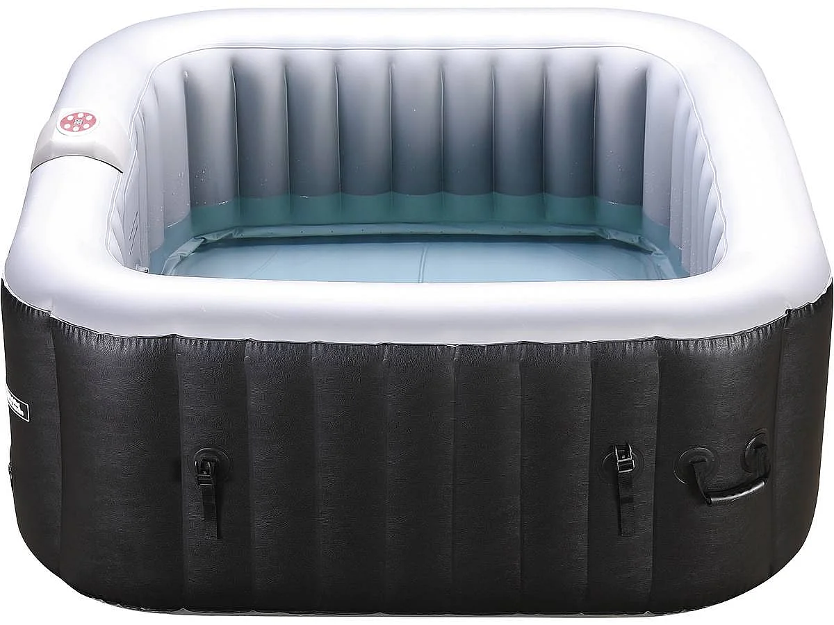 Spa Gonflable NICE en PVC - 4 places - Gris/Noir