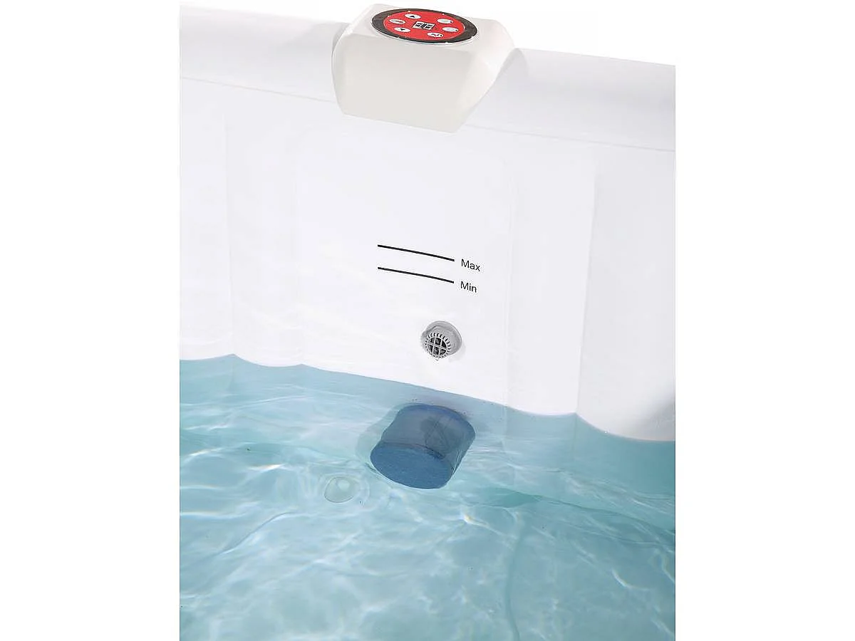 Spa Inflável  "Nice" em PVC - 6 lugares - Marrom/ Creme