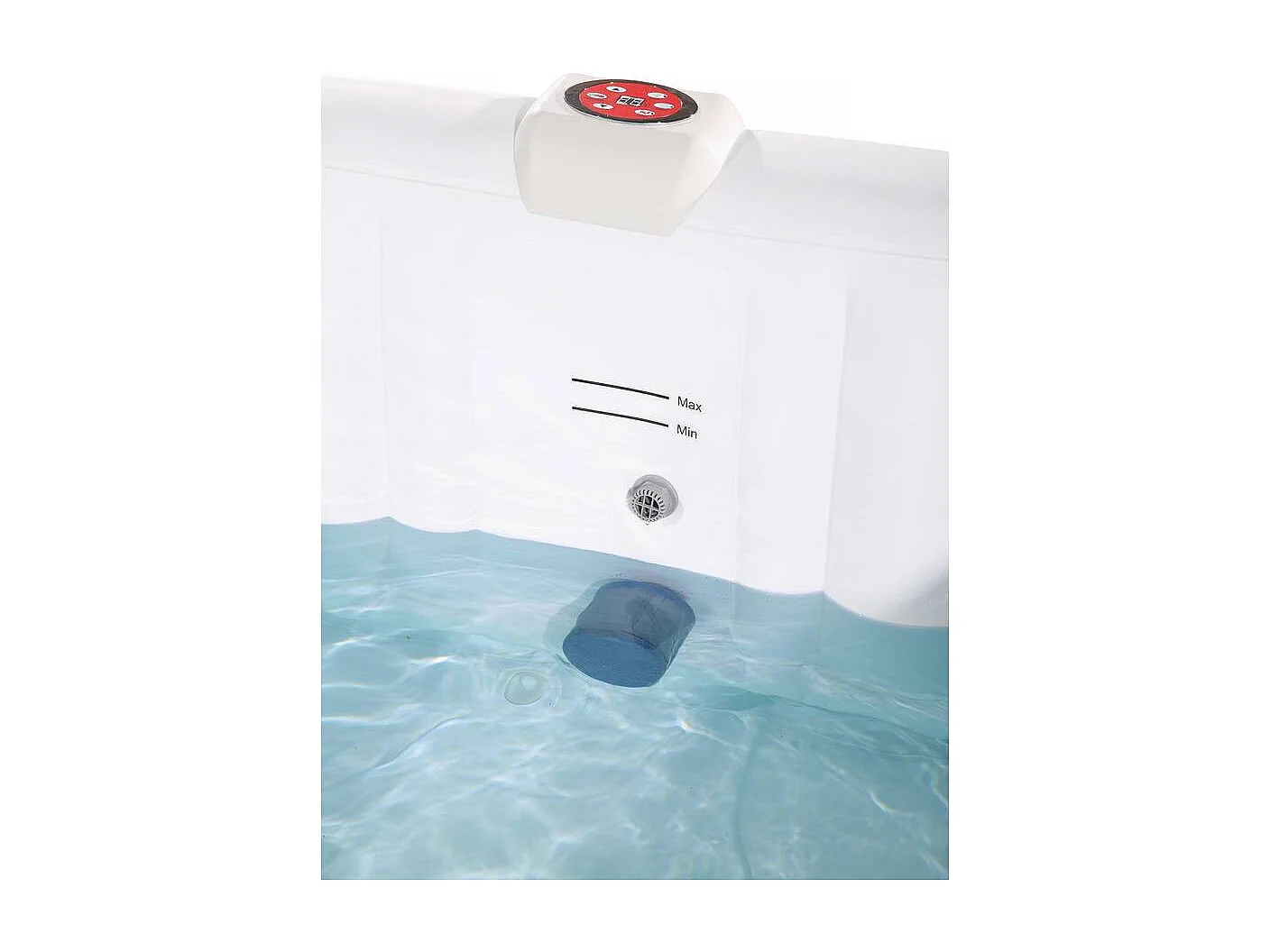 Spa hinchable Nice en PVC - 6 plazas - Marron/crema