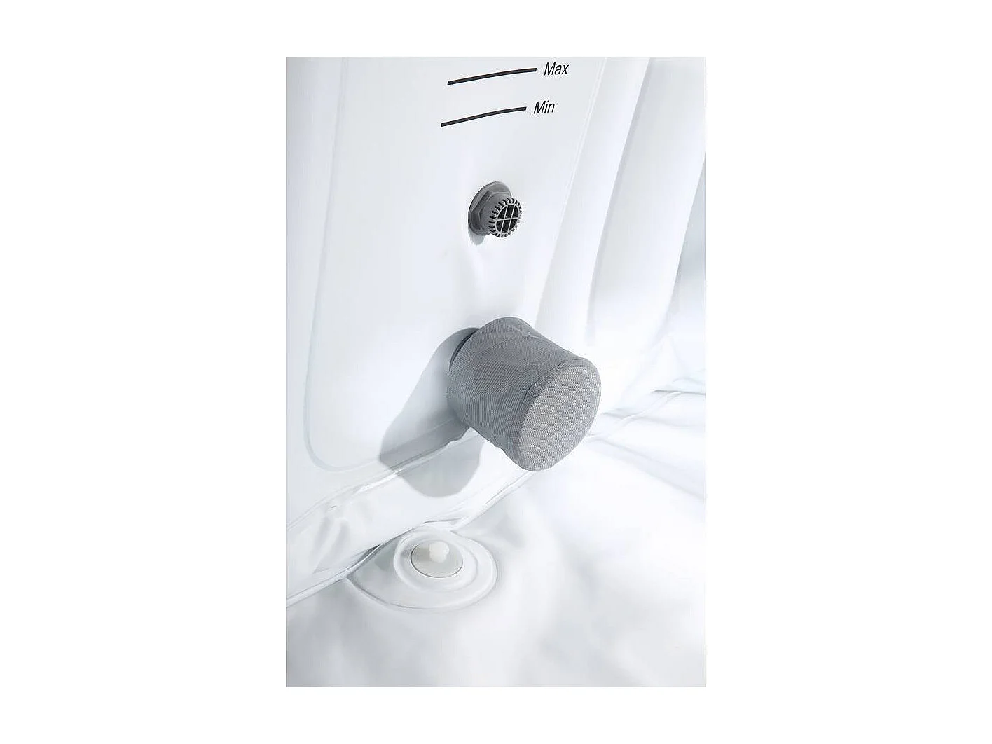 Spa hinchable Nice en PVC - 6 plazas - Marron/crema