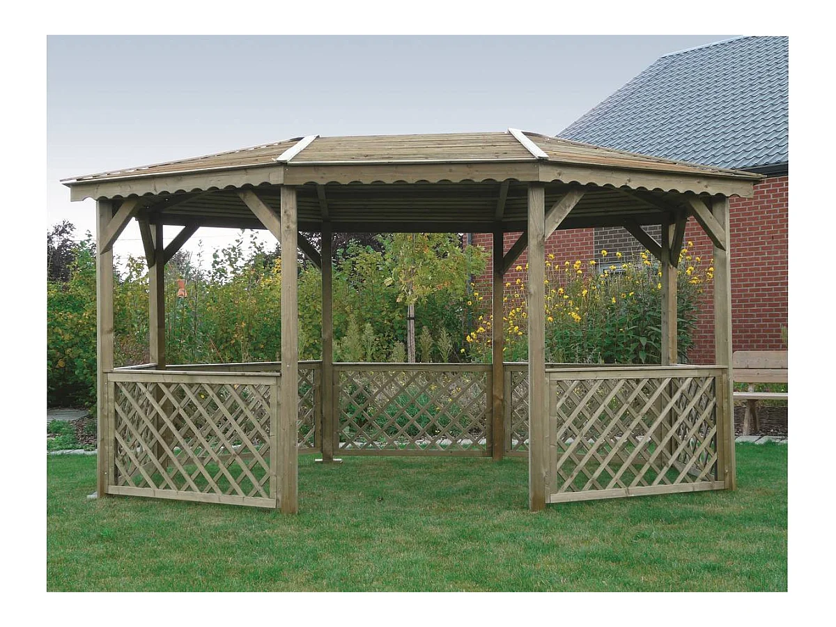 Kiosque bois - 4.45 x 3.40 m