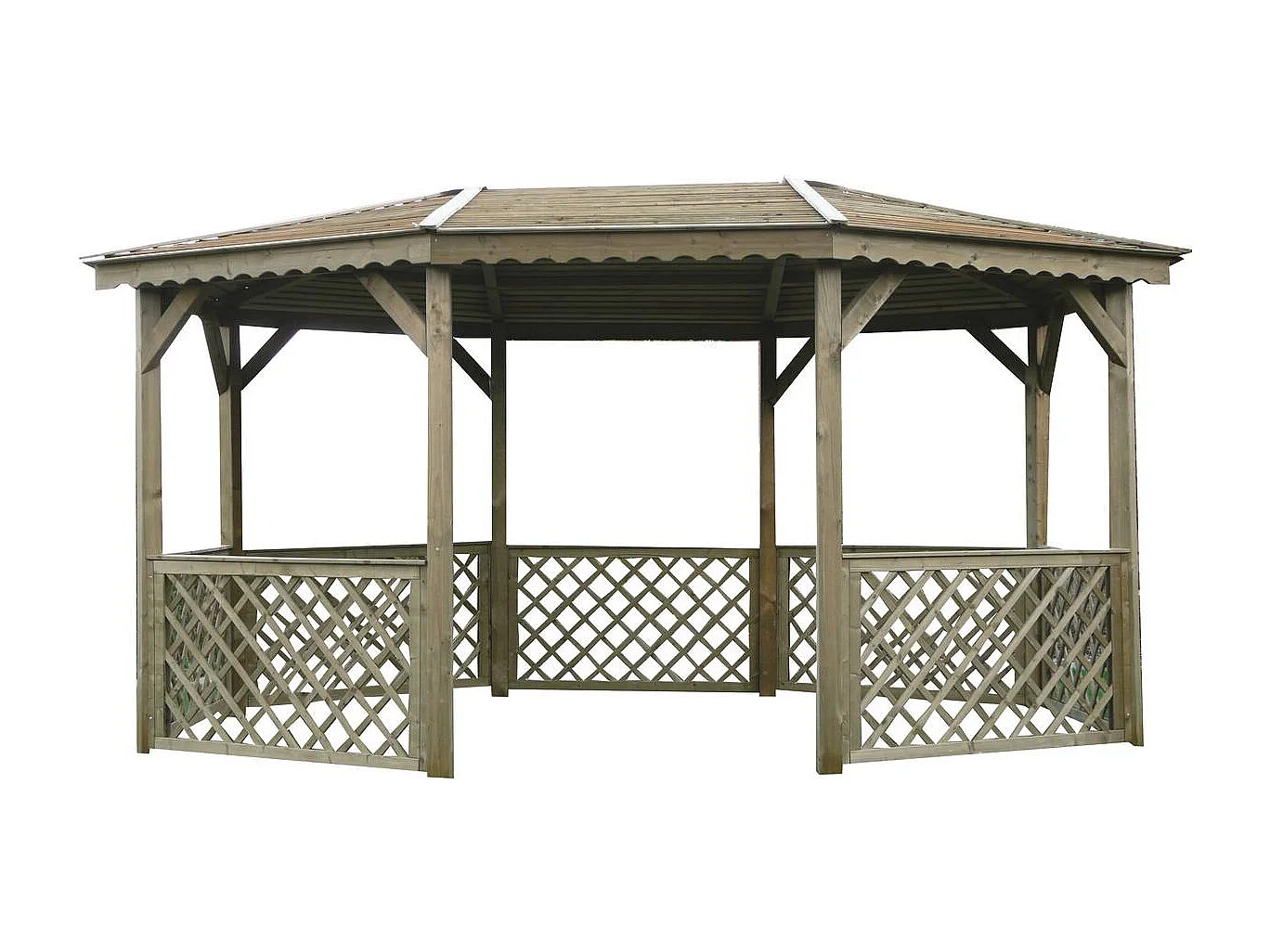 Kiosque bois - 4.45 x 3.40 m