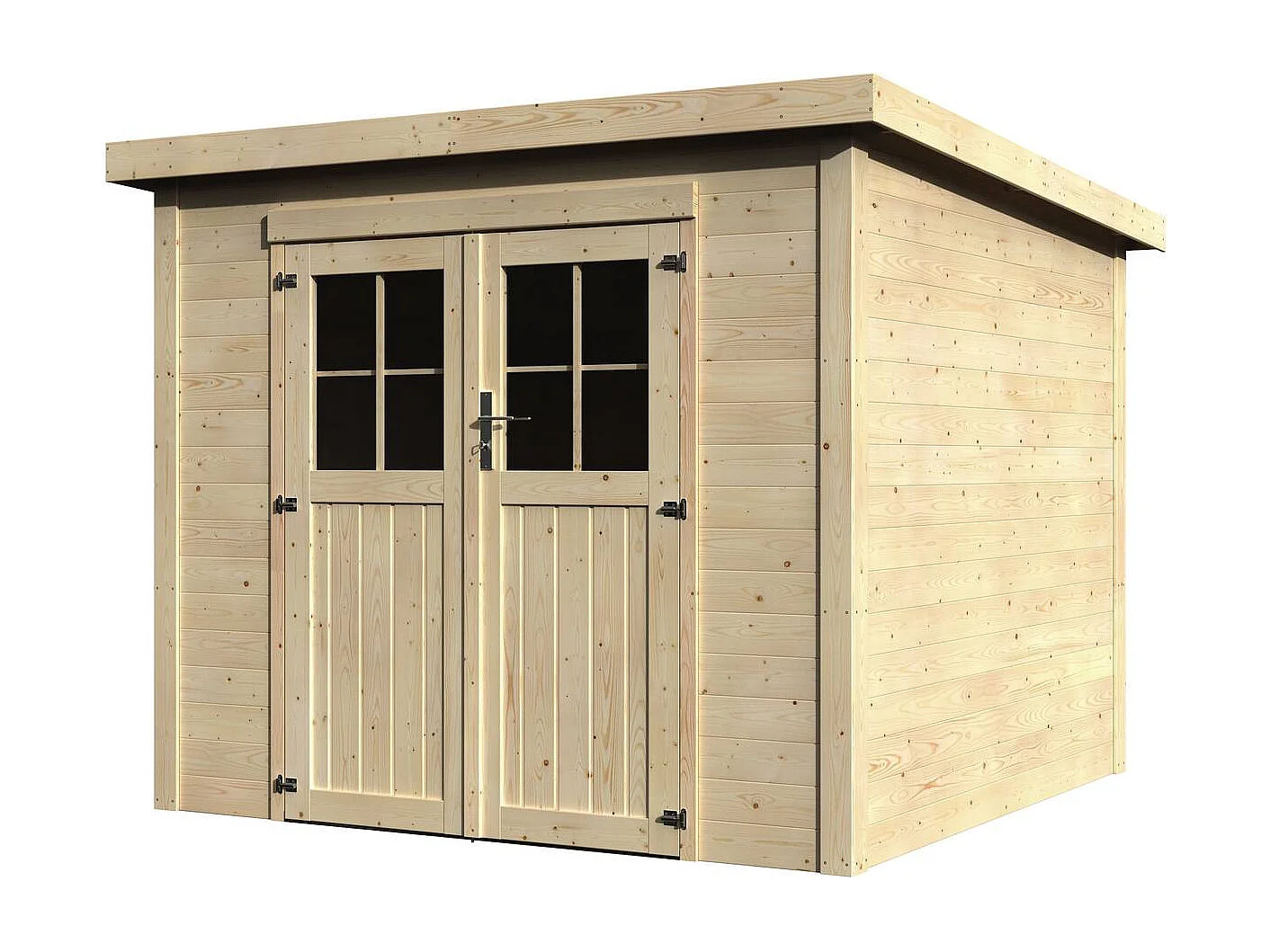 Abri jardin bois "Talion" - 5.36 m² - 2.30 x 2.33 x 2.02 m - 19 mm