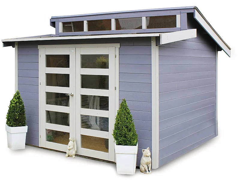 Abri jardin bois "Milano" - 8.92 m² - 2.99 x 2.99 x 2.63 m - 28 mm