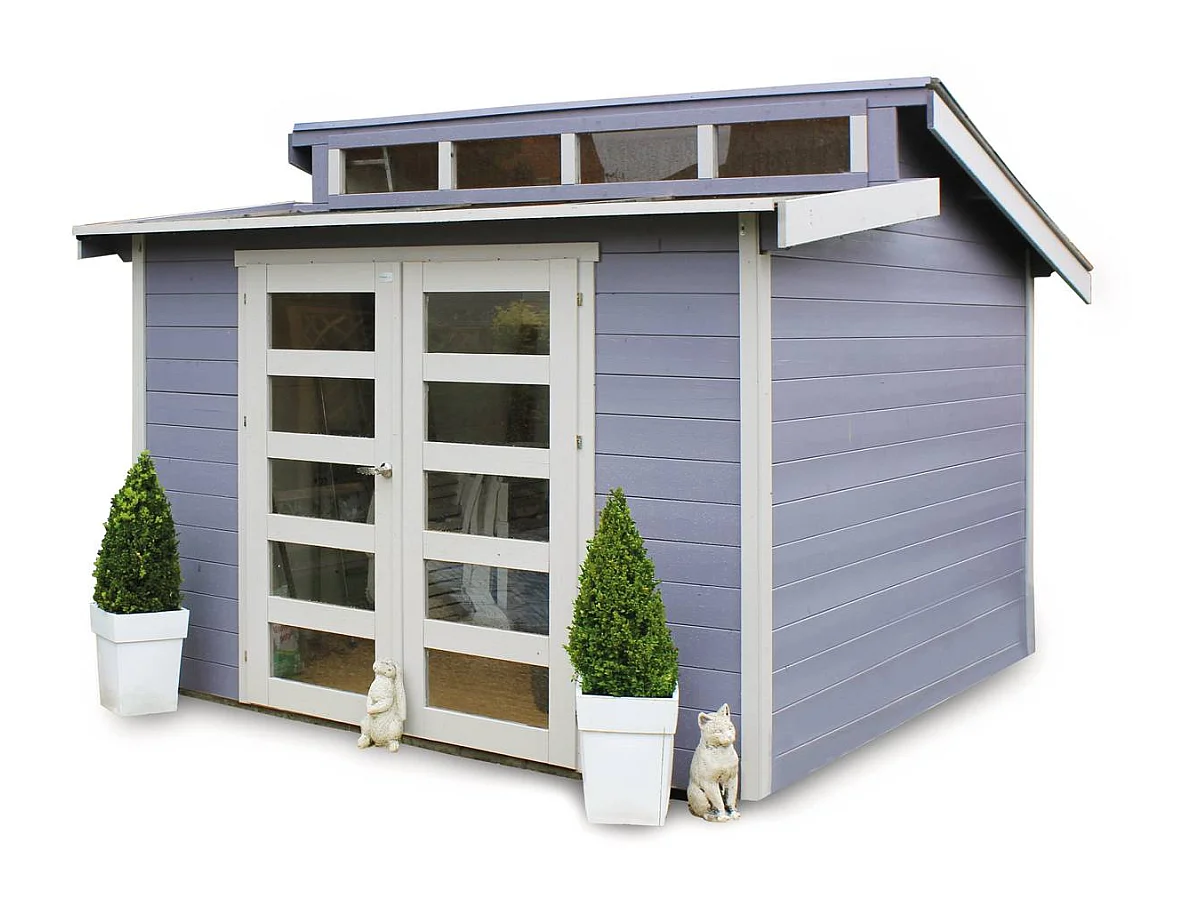 Abri jardin bois "Milano" - 8.92 m² - 2.99 x 2.99 x 2.63 m - 28 mm