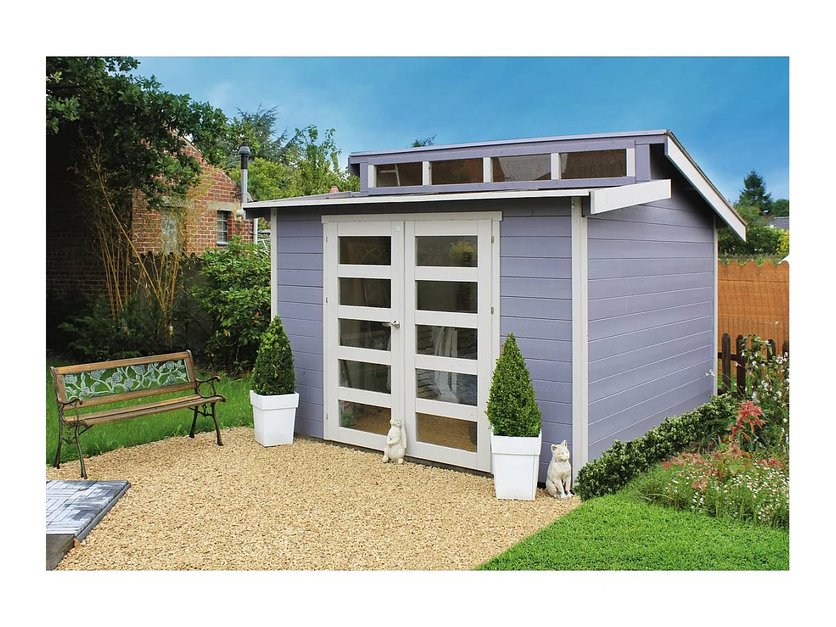 Abri jardin bois "Milano" - 8.92 m² - 2.99 x 2.99 x 2.63 m - 28 mm