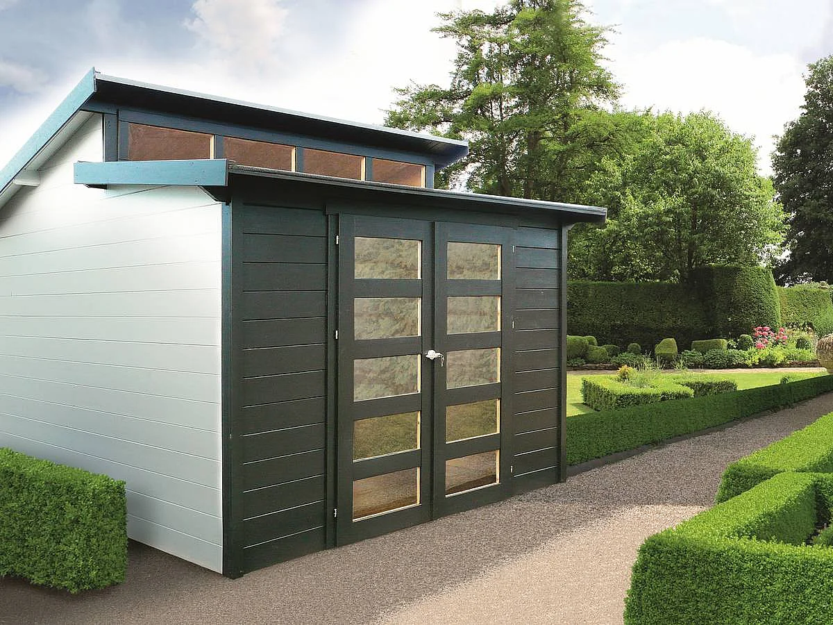 Abri jardin bois "Milano" - 8.92 m² - 2.99 x 2.99 x 2.63 m - 28 mm