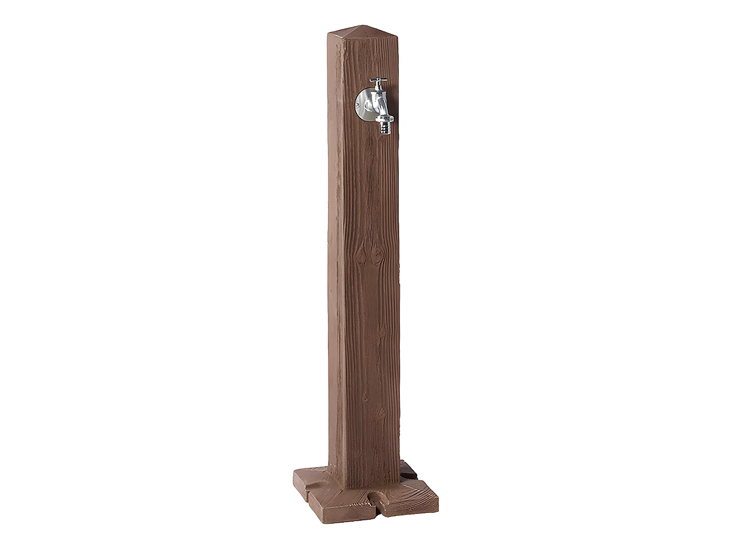 Fontaine "Wood" - Bois foncé - 100 x 13 x 13 cm