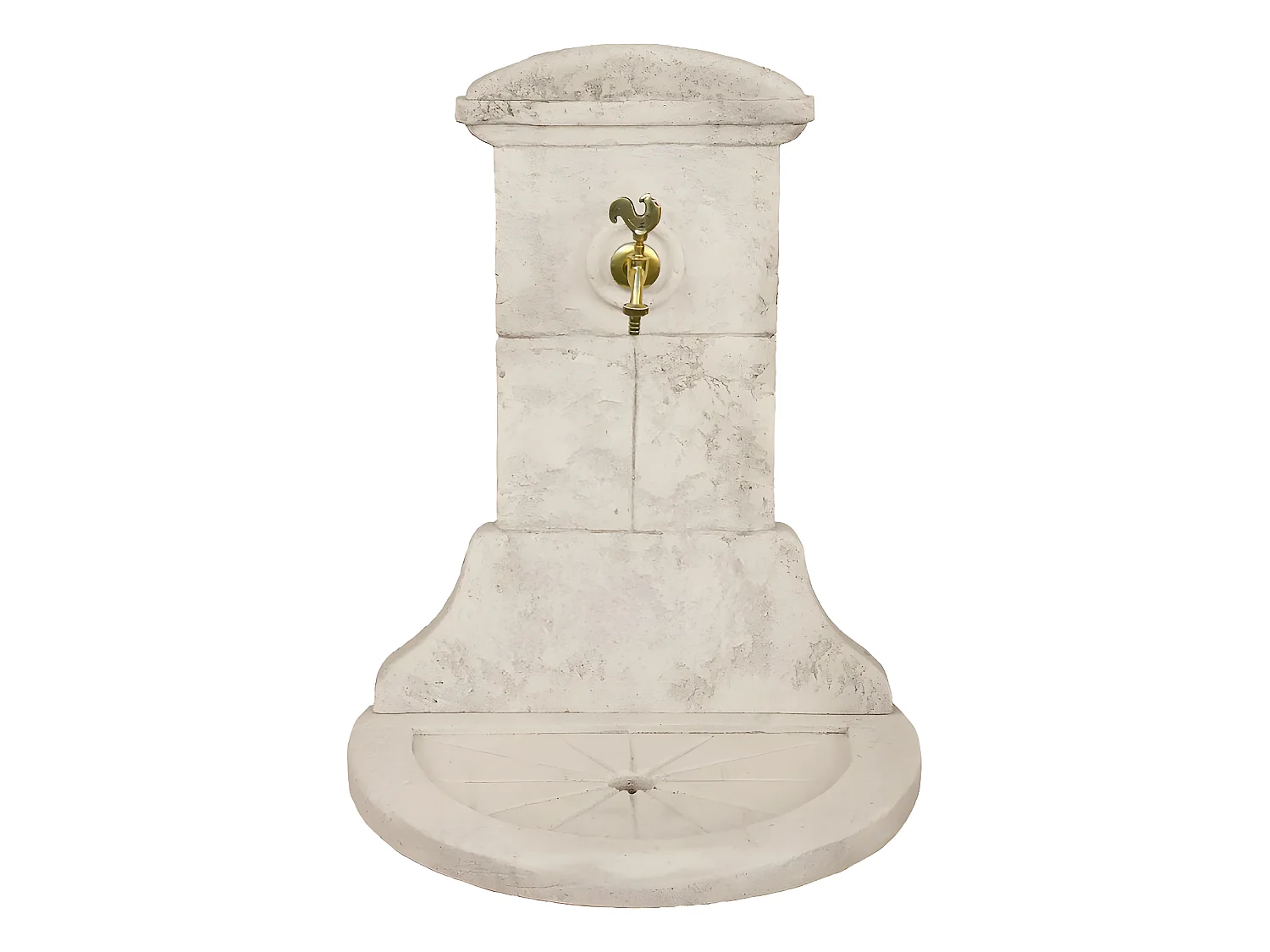 Fontaine "CHANTILLY" - en pierre reconstituée - 60 x 42 x 94 cm